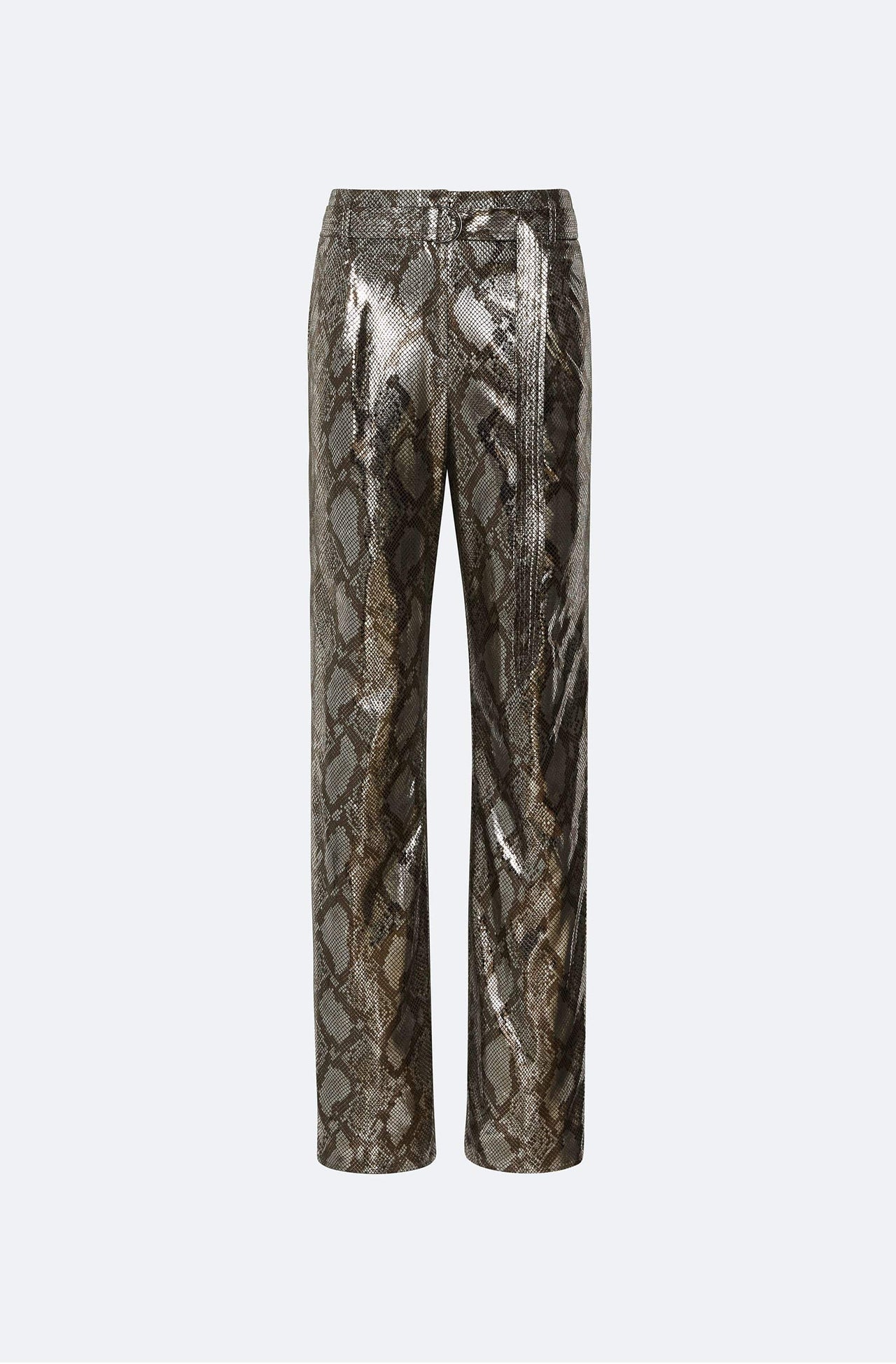 Metal Snake Belted Pant - LAPOINTE