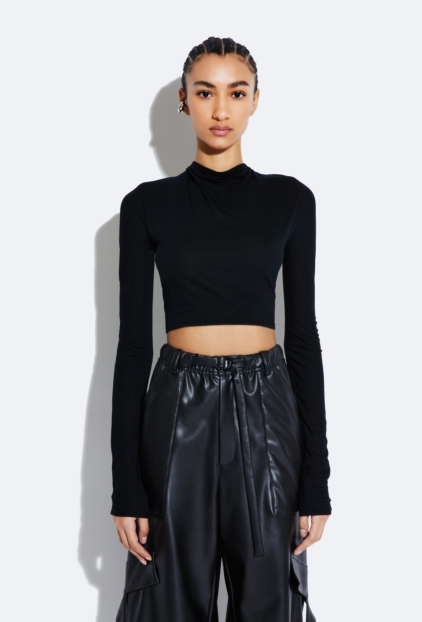 Modal Jersey Cropped Top - LAPOINTE
