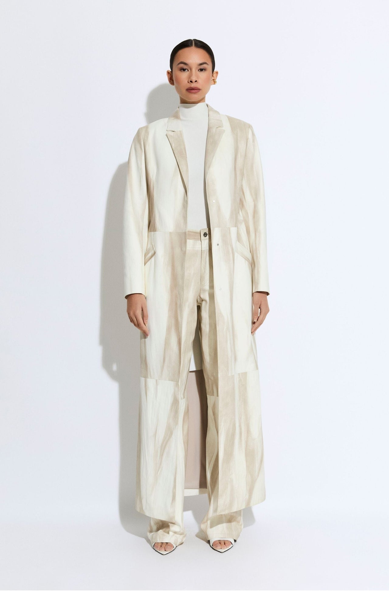 Marbled Nappa Coat - LAPOINTE