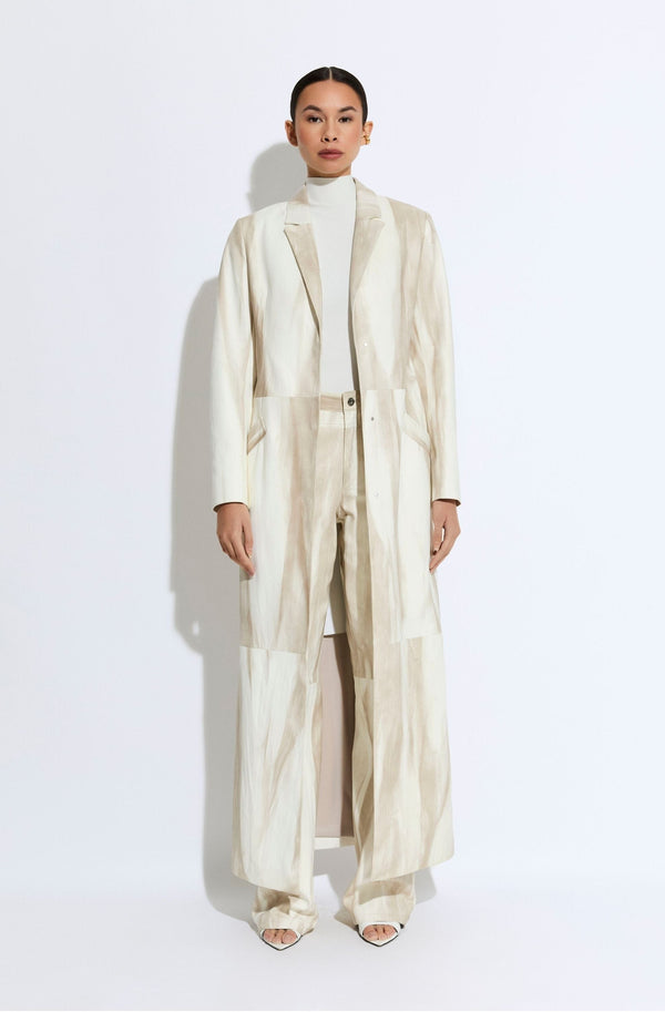 Marbled Nappa Coat - LAPOINTE
