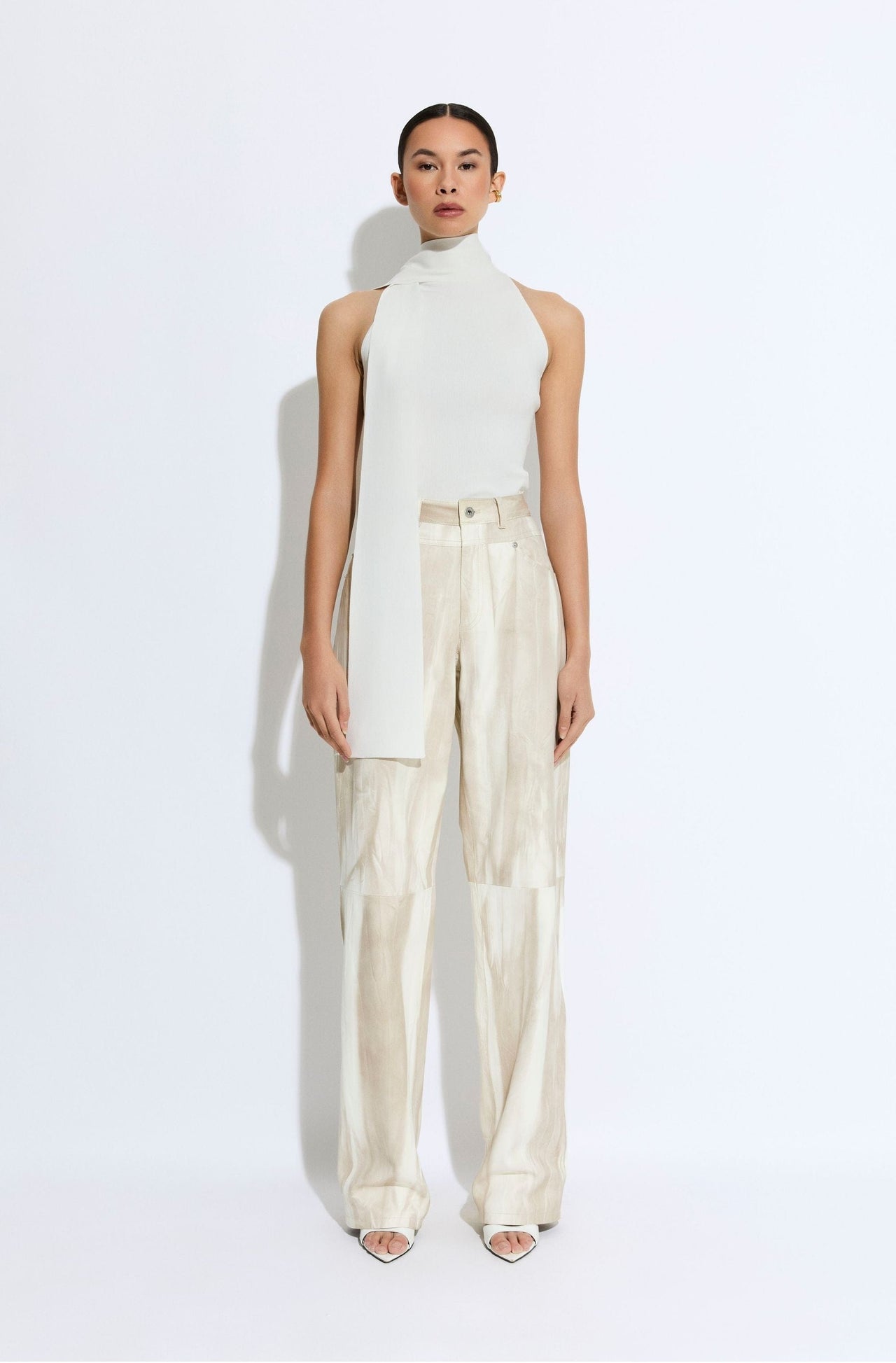 Marbled Nappa Double Seam Pant - LAPOINTE