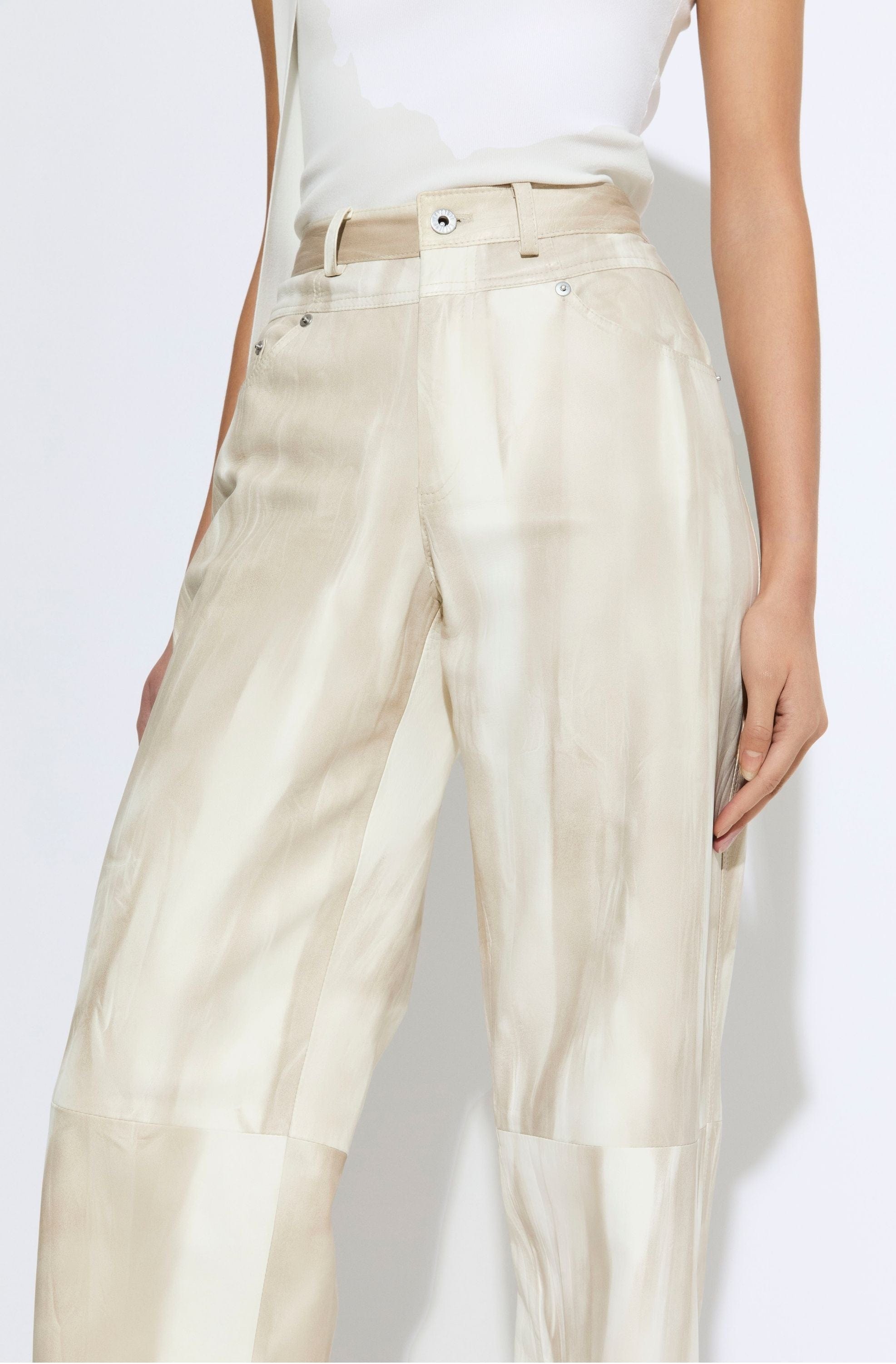 Marbled Nappa Double Seam Pant - LAPOINTE