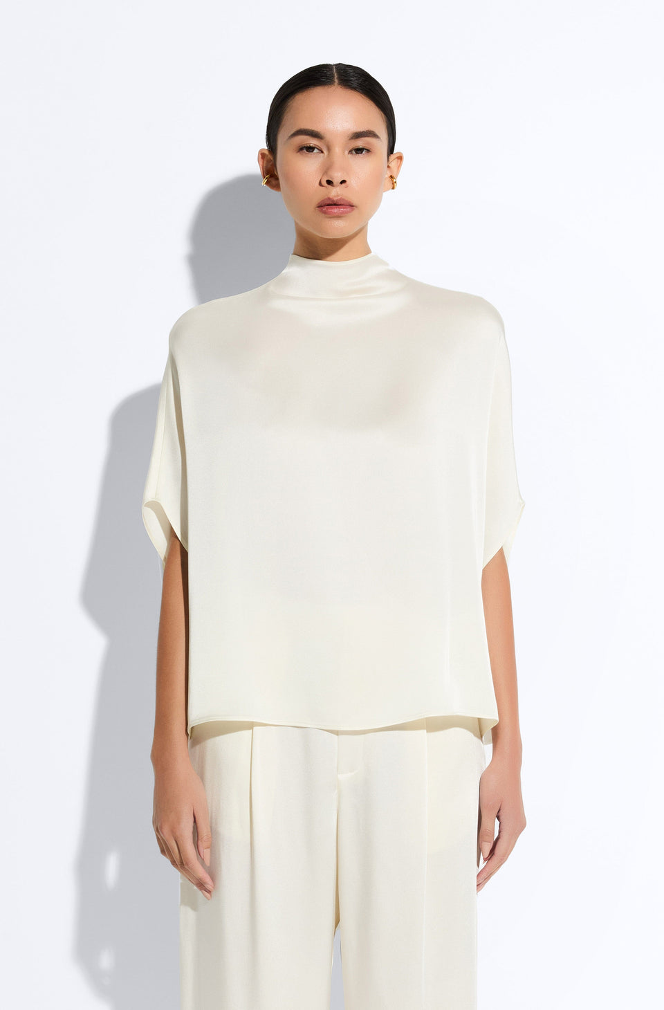 Satin Cape Tee - LAPOINTE
