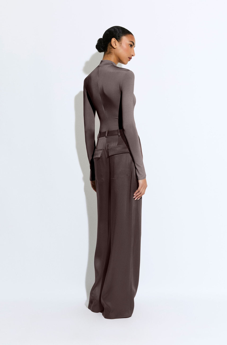 Satin Relaxed Pleated Pant - LAPOINTE