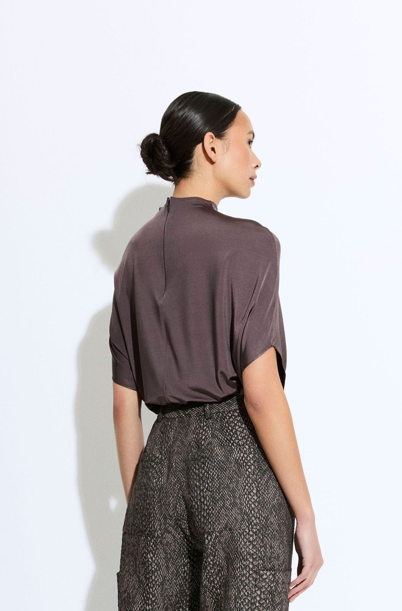 Lightweight Jersey Cape Tee - LAPOINTE
