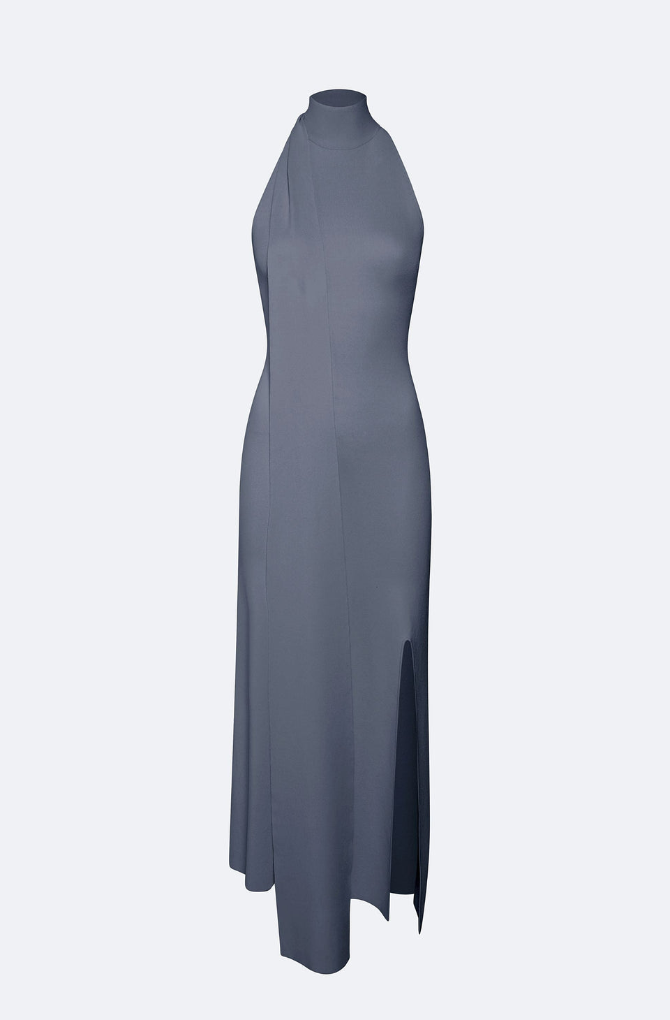 Matte Viscose Halterneck Dress - LAPOINTE