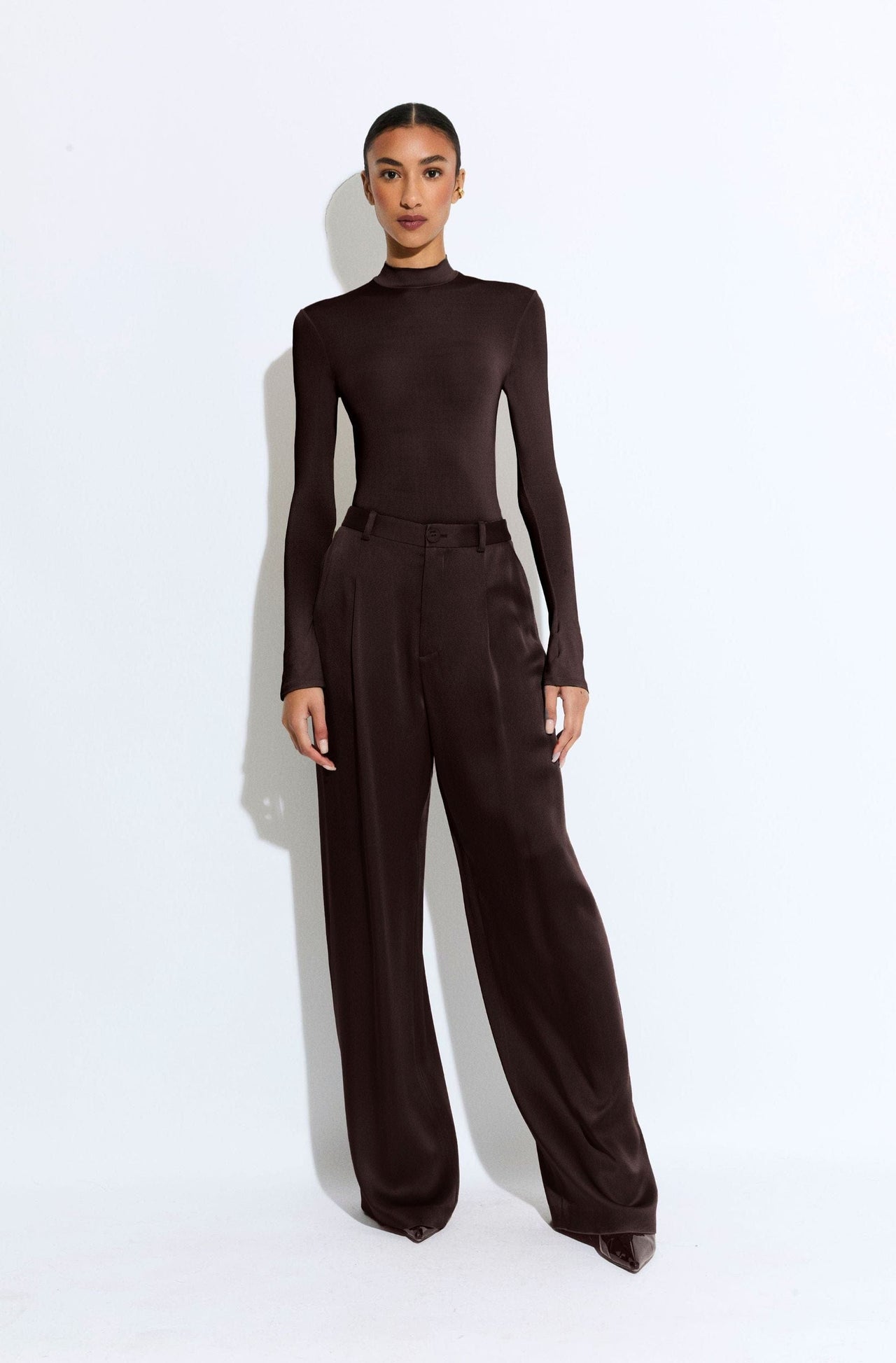 Satin Relaxed Pleated Pant - LAPOINTE