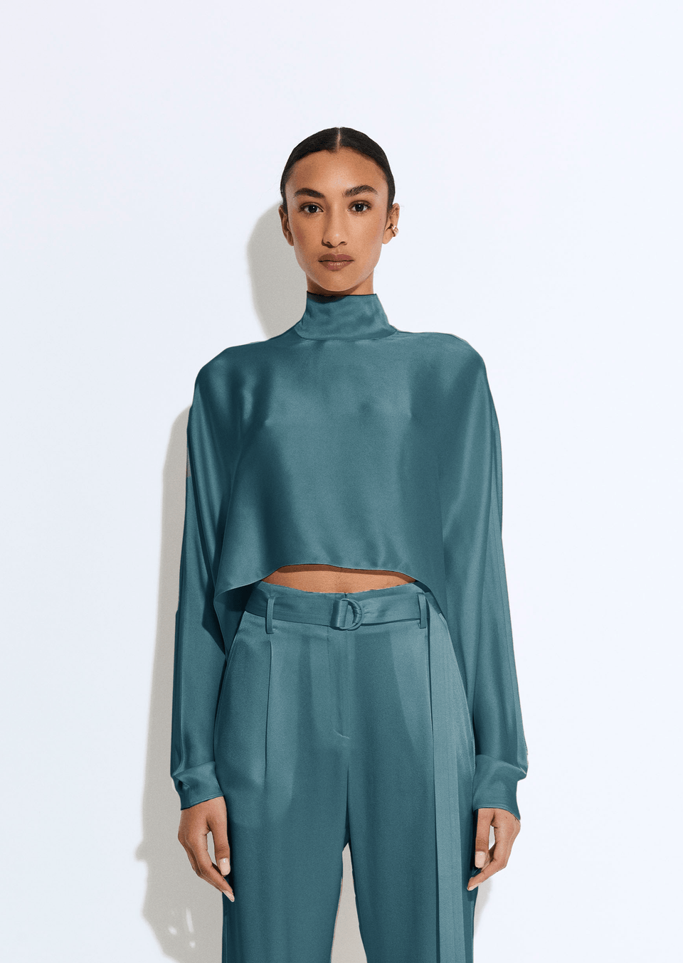 Satin Caftan Top - LAPOINTE