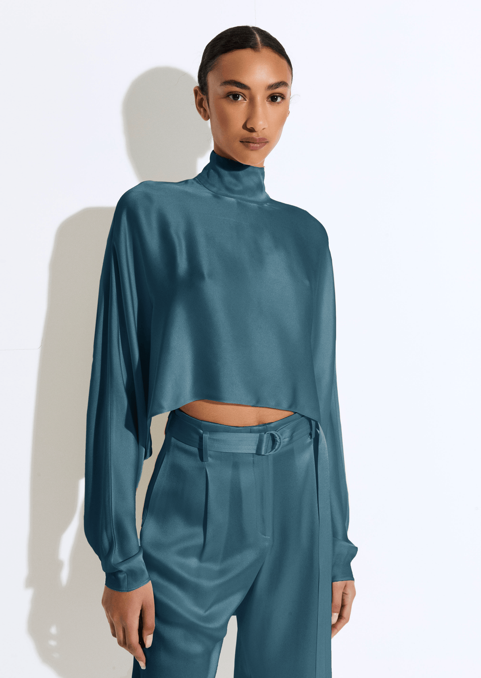 Satin Caftan Top - LAPOINTE