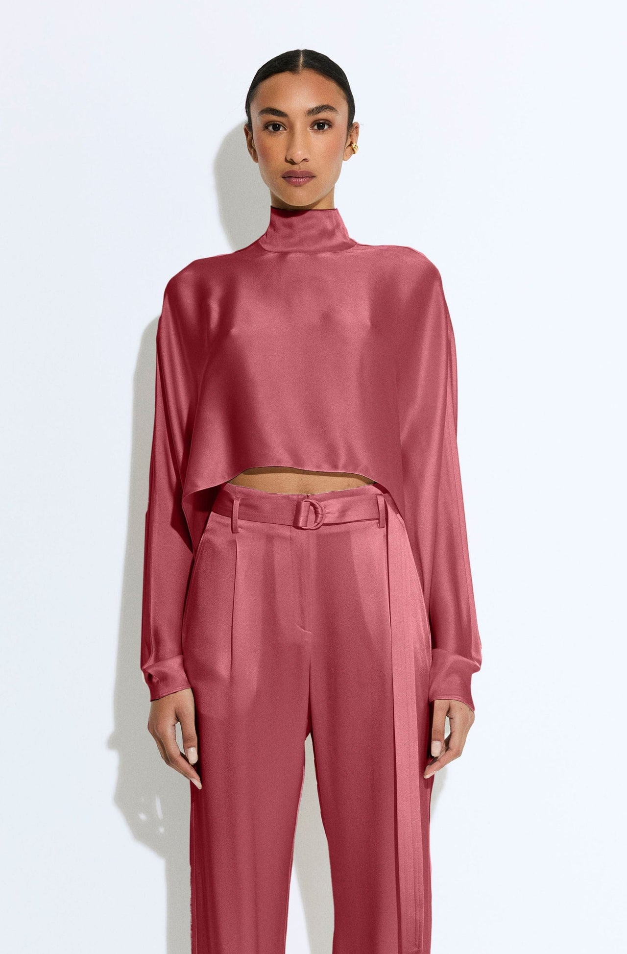 Satin Caftan Top - LAPOINTE