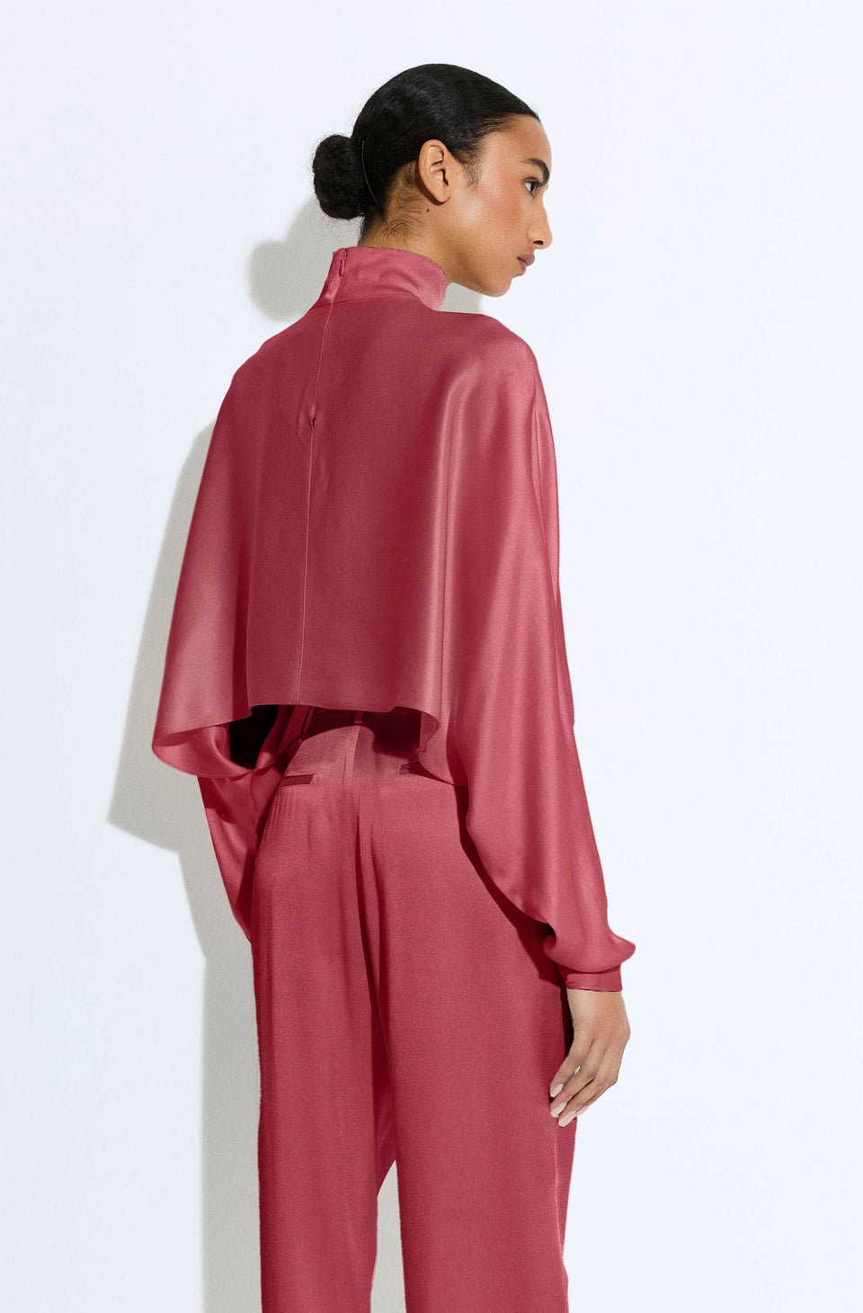 Satin Caftan Top - LAPOINTE