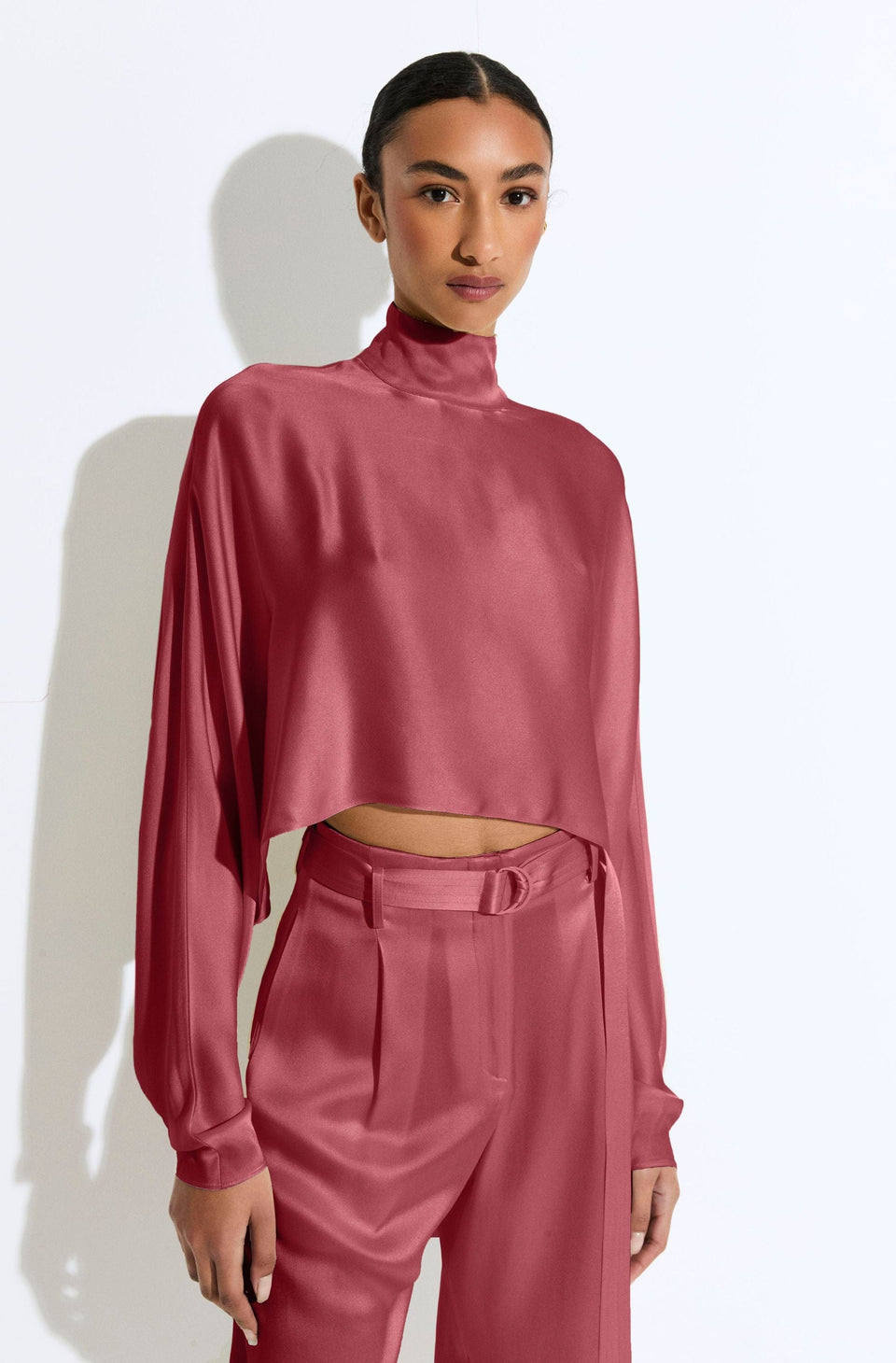 Satin Caftan Top - LAPOINTE