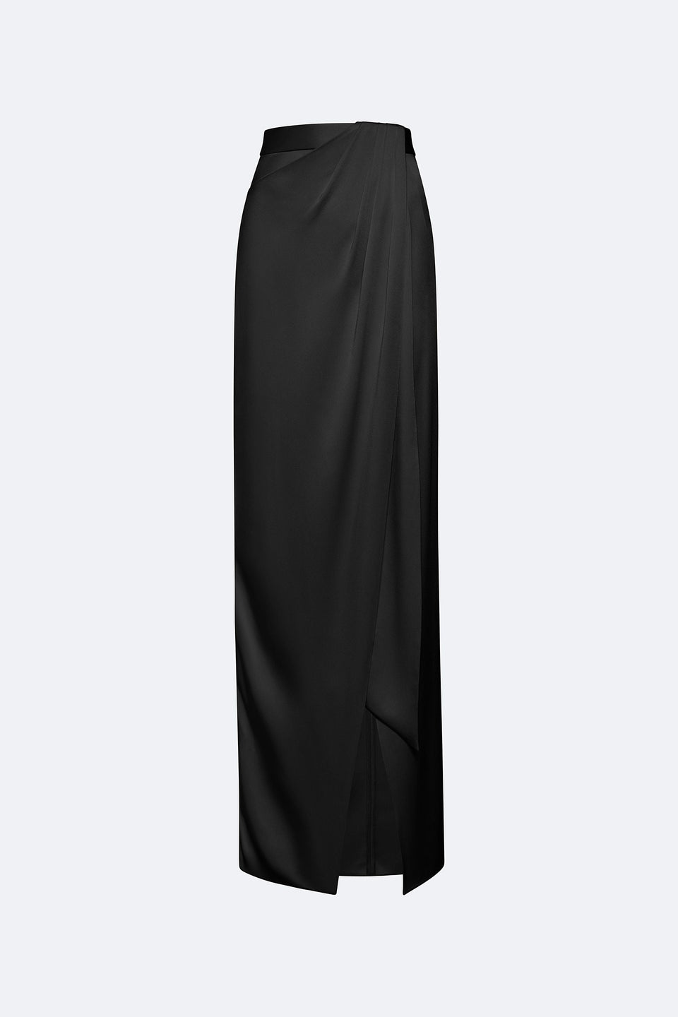 Satin Wrap Maxi Skirt - LAPOINTE