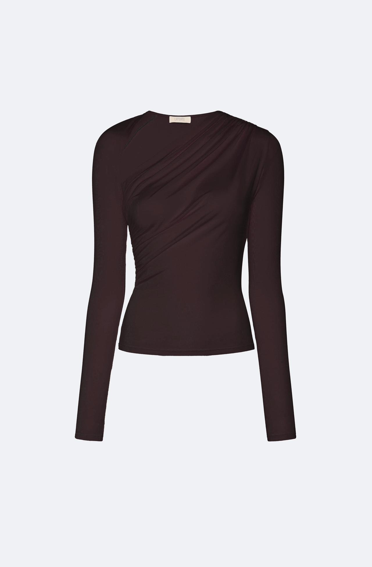 Jersey Asymmetrical Ruched Top - LAPOINTE