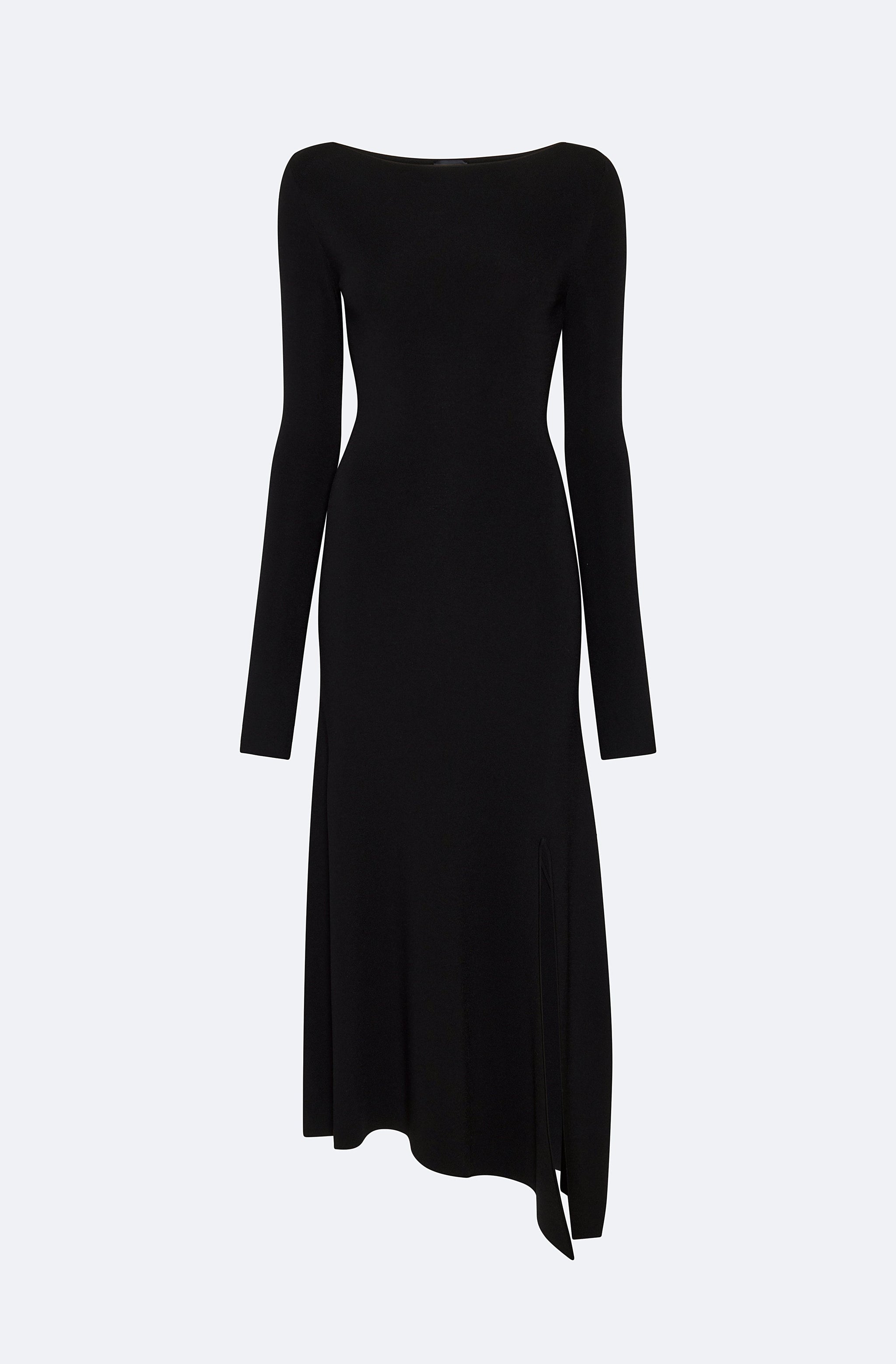 Viscose Boatneck Dress