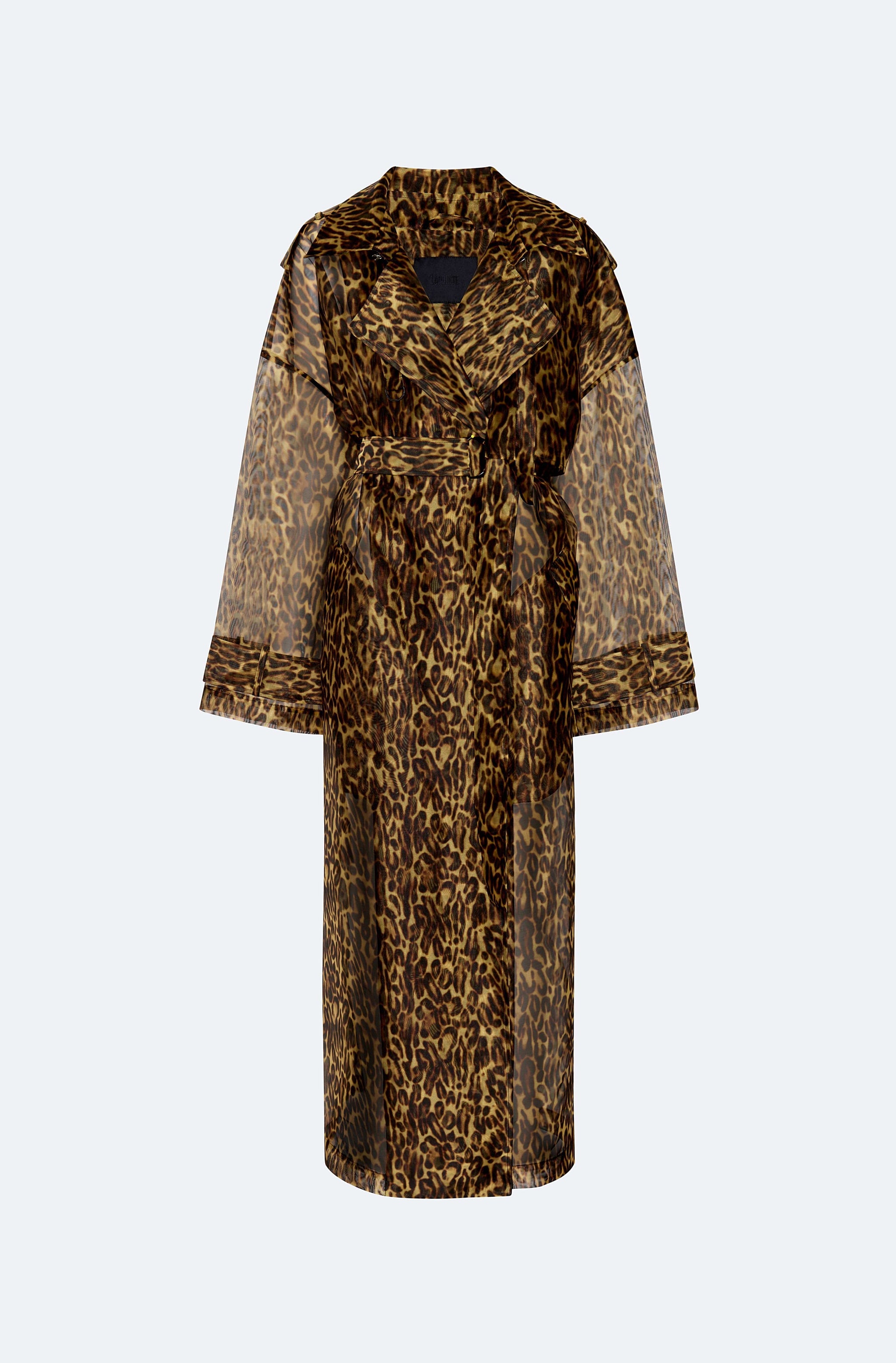 Organza Leopard Trench