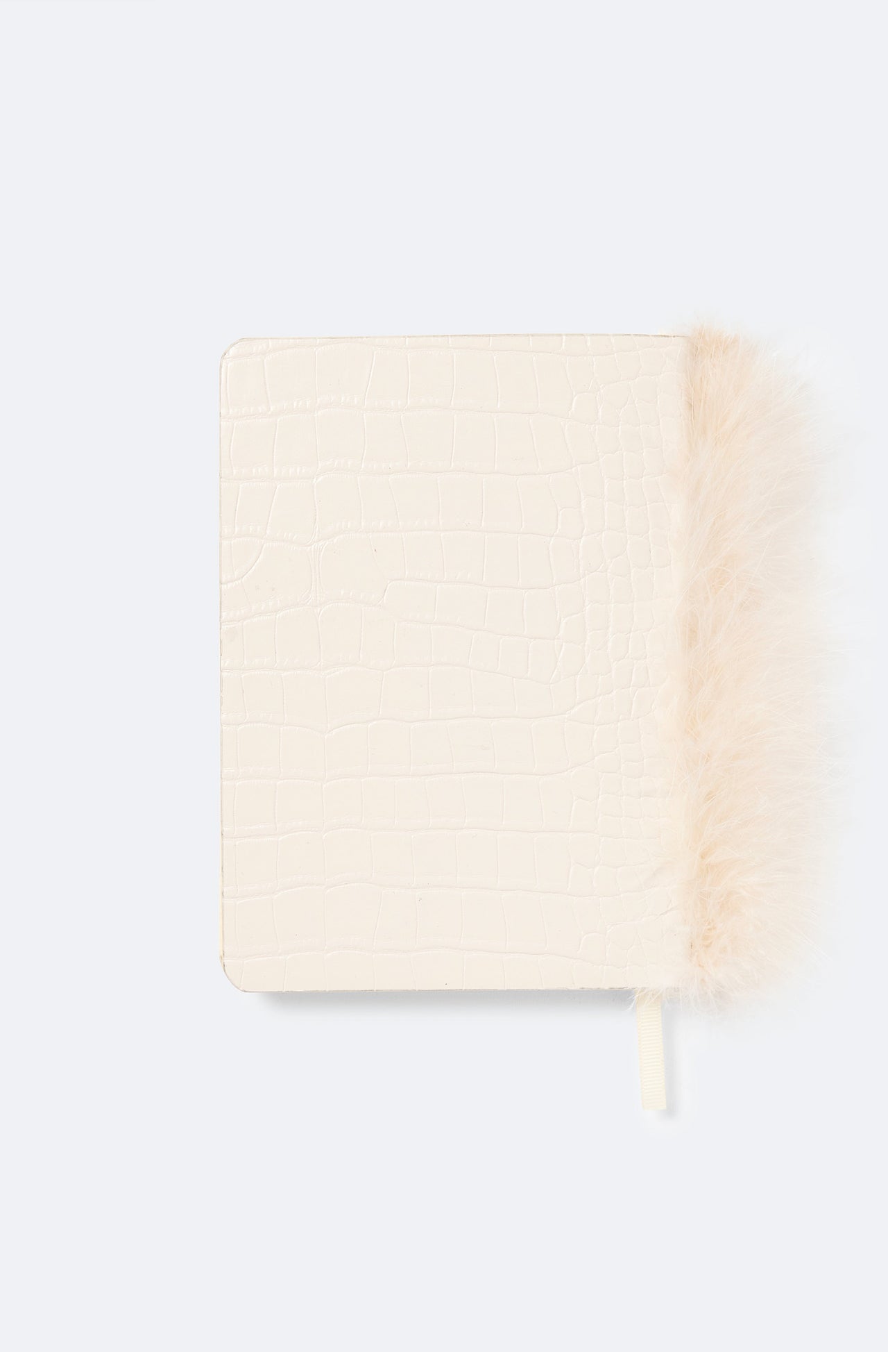 Notebook with Marabou Feathers