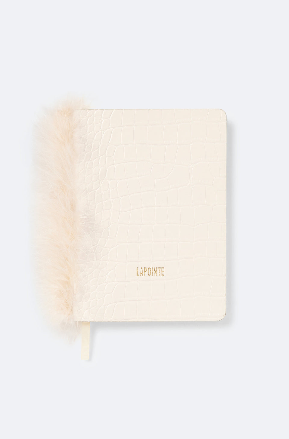 Notebook with Marabou Feathers