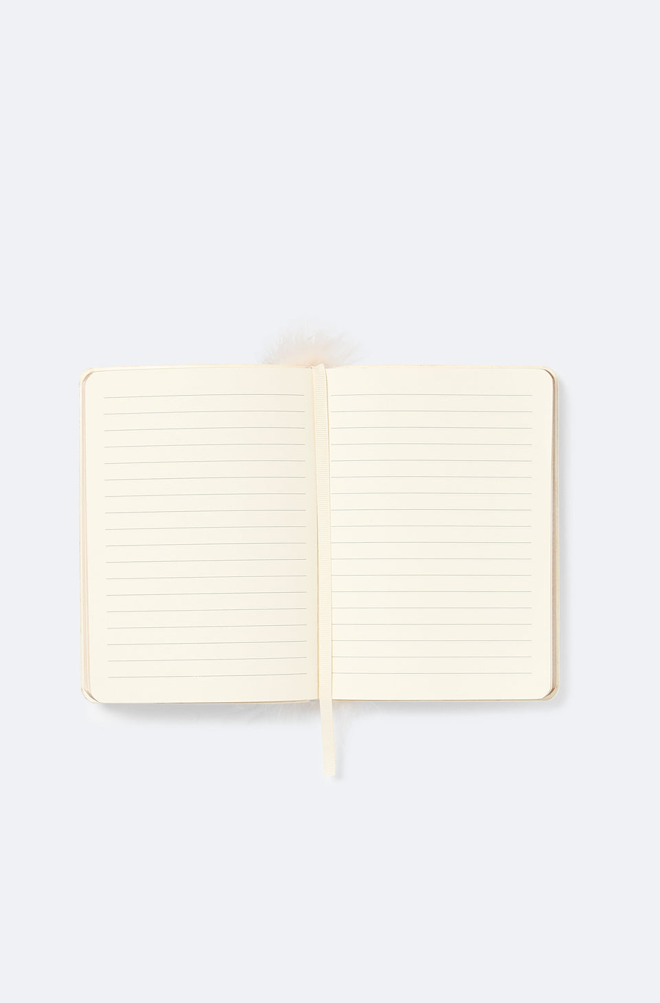 Notebook with Marabou Feathers