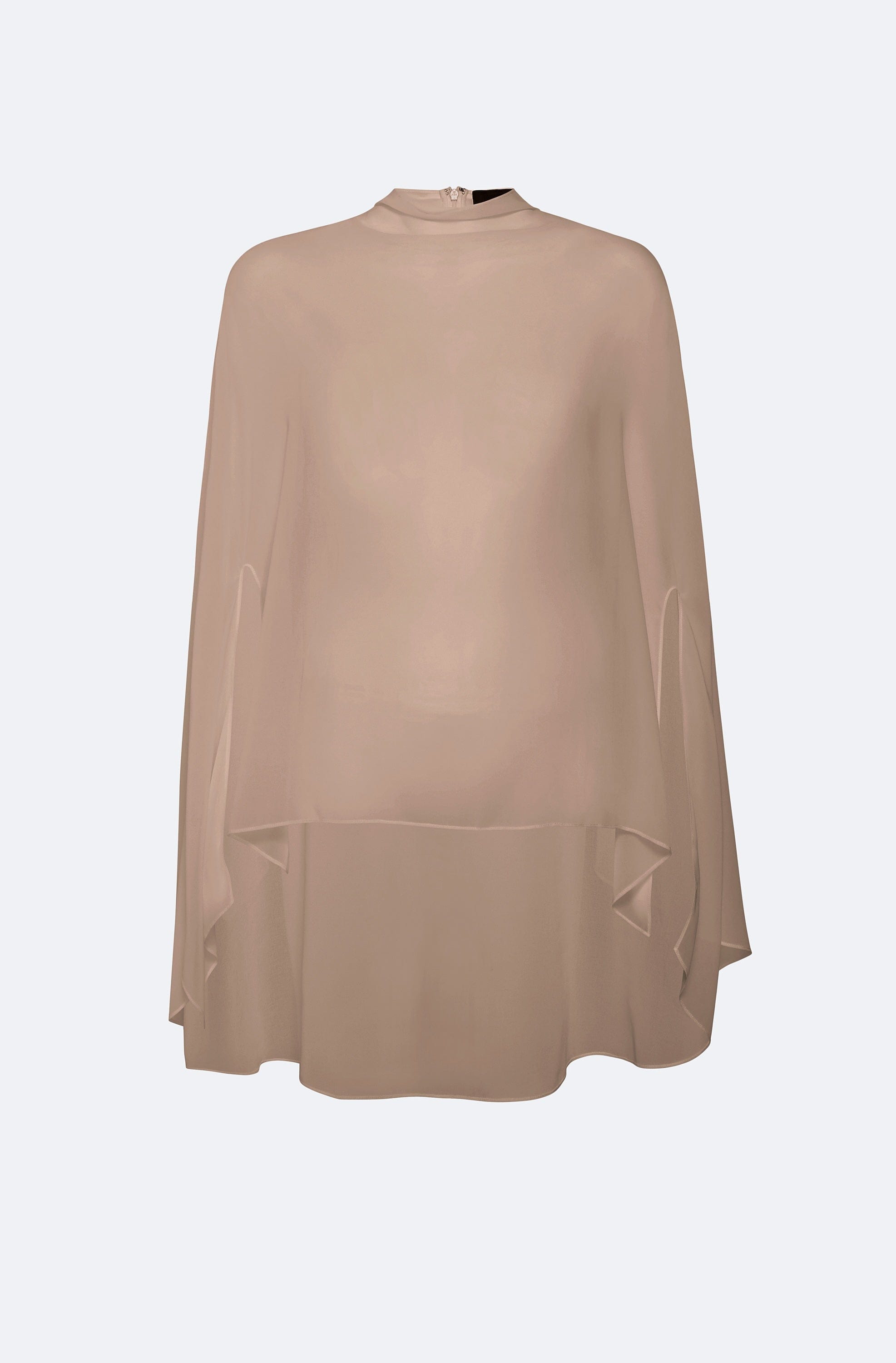 Lightweight Georgette Oversized Cape Tee - LAPOINTE