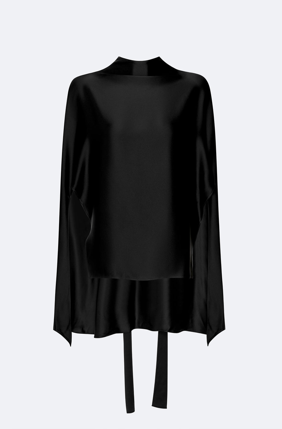 Satin Scarf Cape Top - LAPOINTE