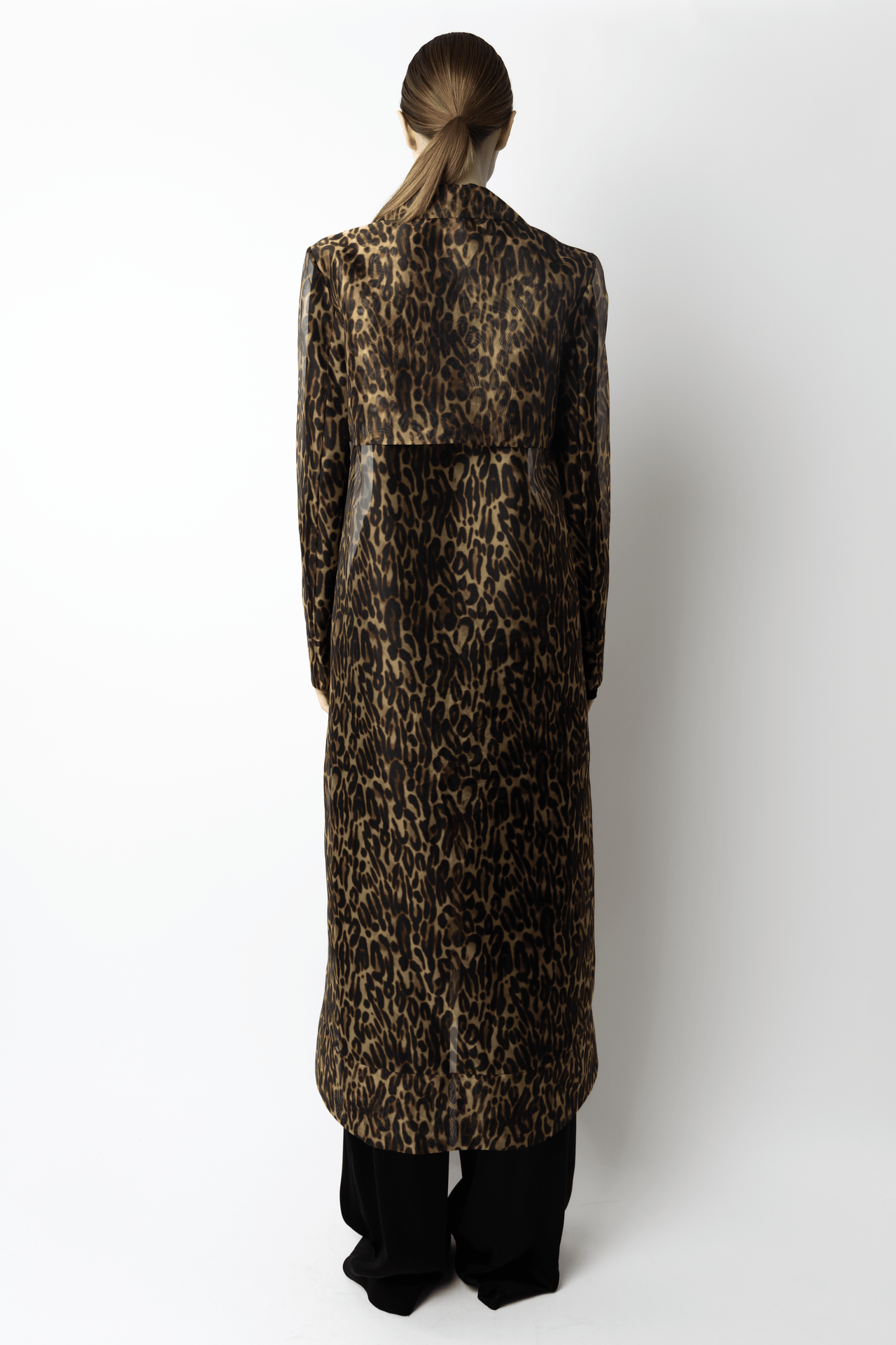 Leopard Organza Sheer Duster - LAPOINTE