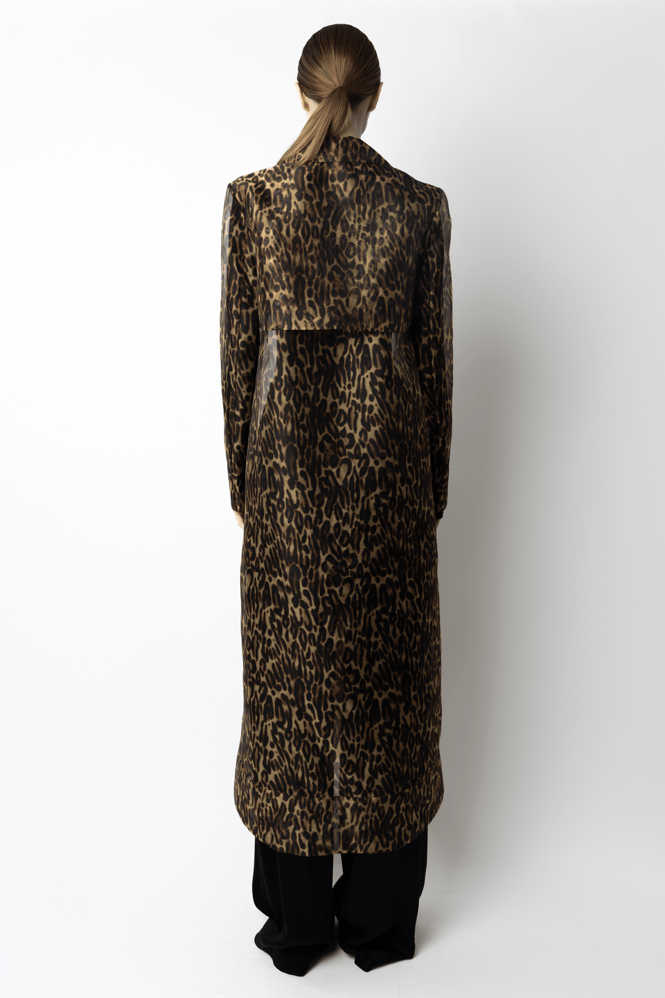 Leopard Organza Sheer Duster - LAPOINTE