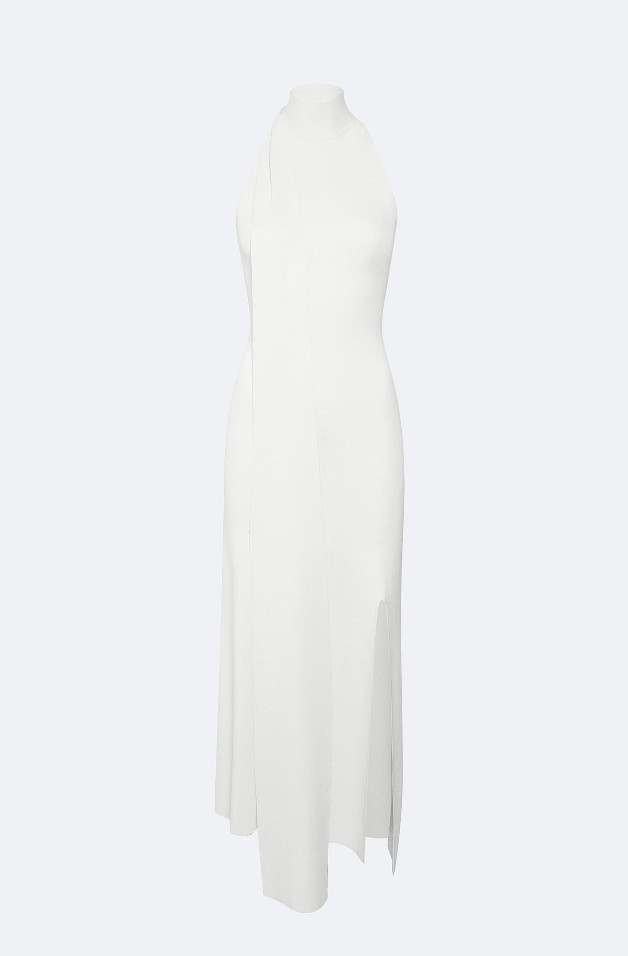 Matte Viscose Halterneck Dress - LAPOINTE