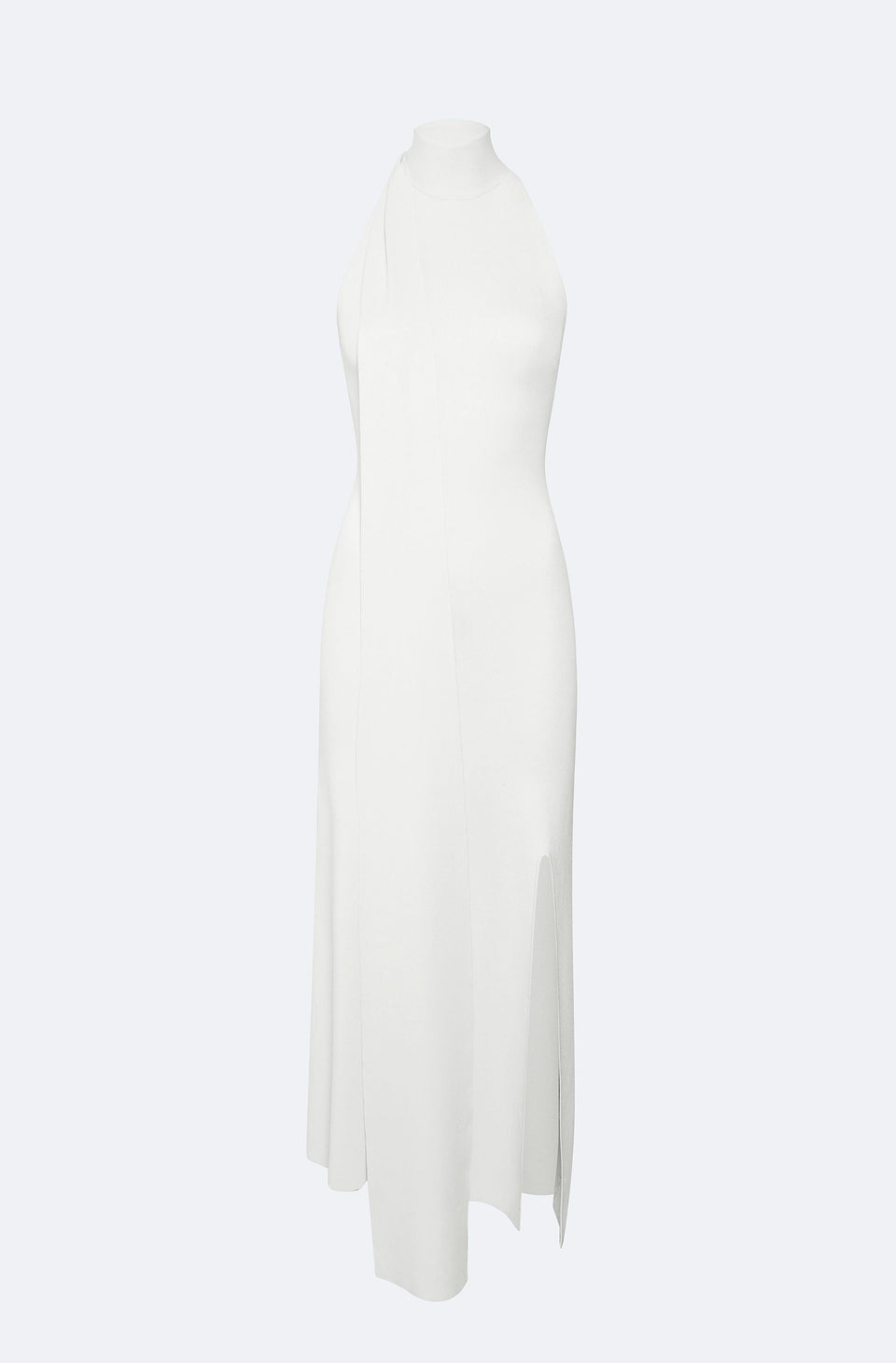 Matte Viscose Halterneck Dress - LAPOINTE