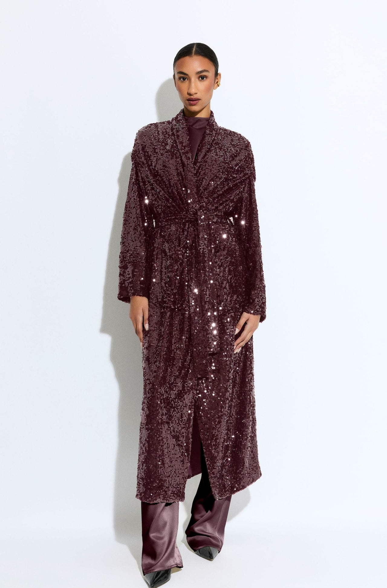Sequin Duster Coat - LAPOINTE