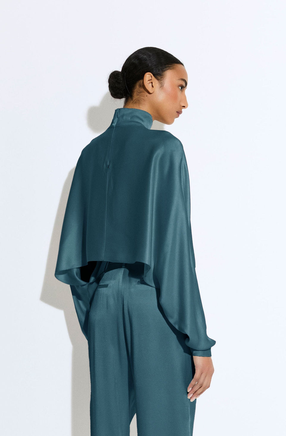 Satin Caftan Top - LAPOINTE