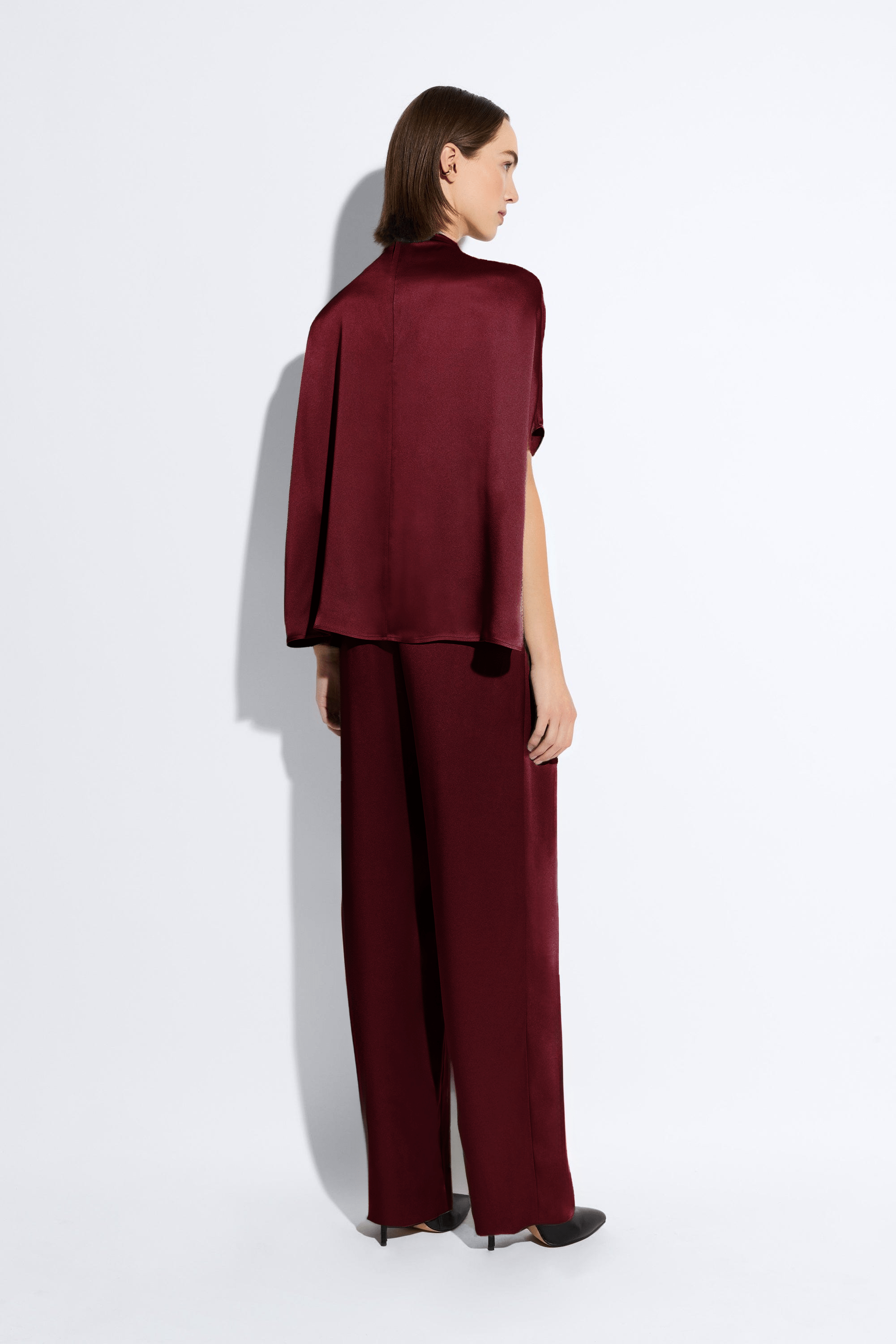 Satin Cape Tee - LAPOINTE