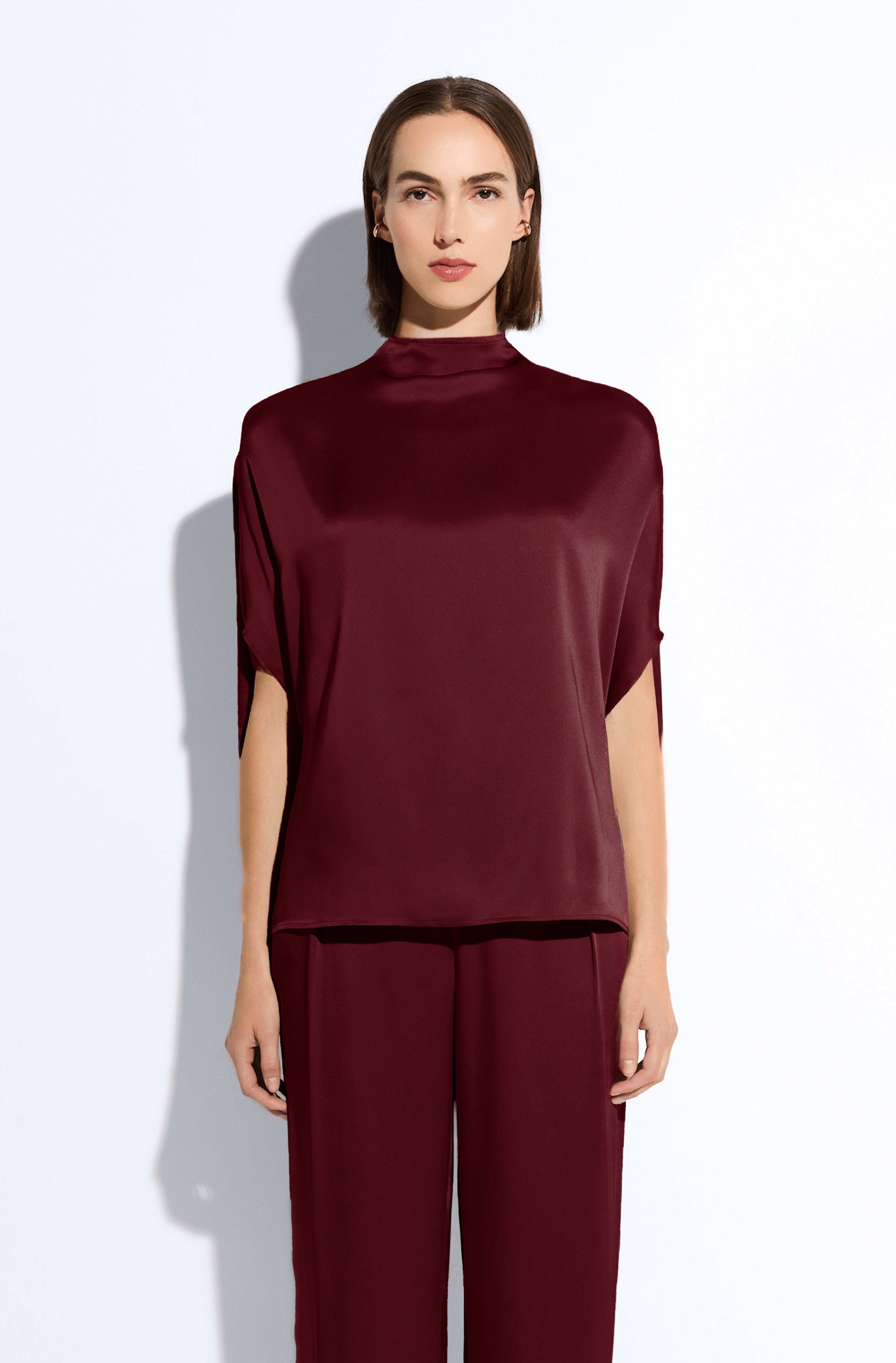 Satin Cape Tee - LAPOINTE