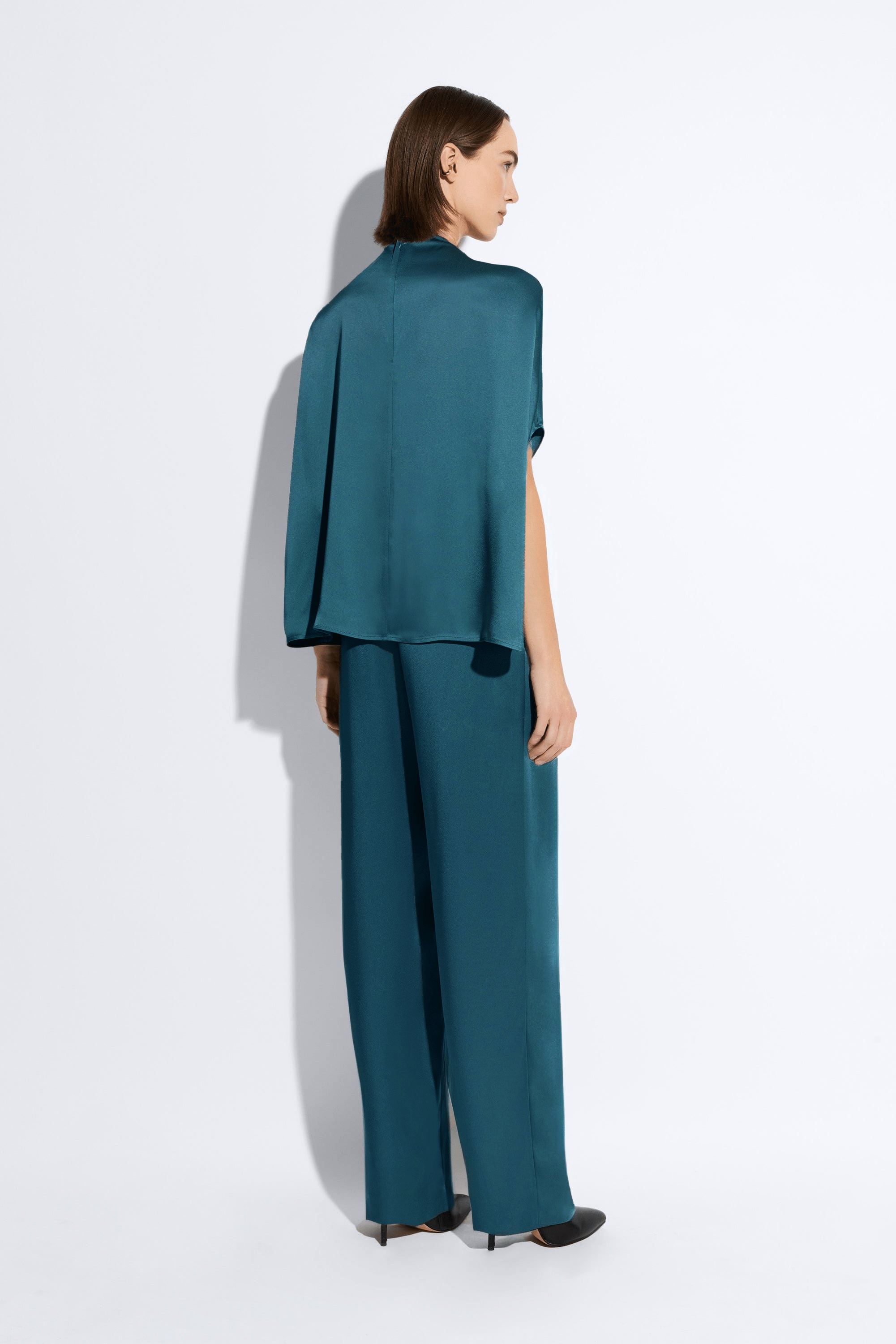 Satin Cape Tee - LAPOINTE