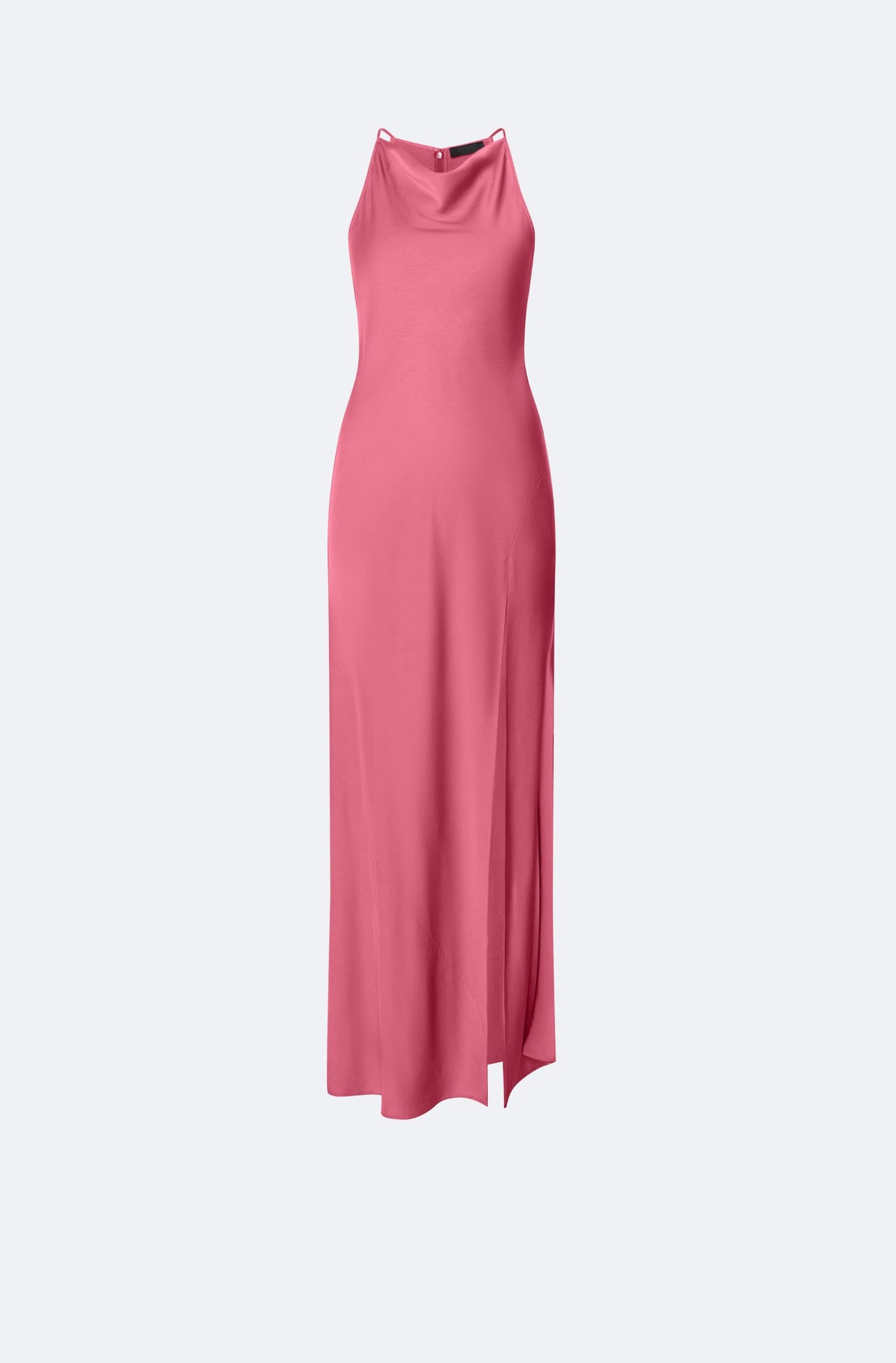 Lightweight Satin Halter Gown - LAPOINTE