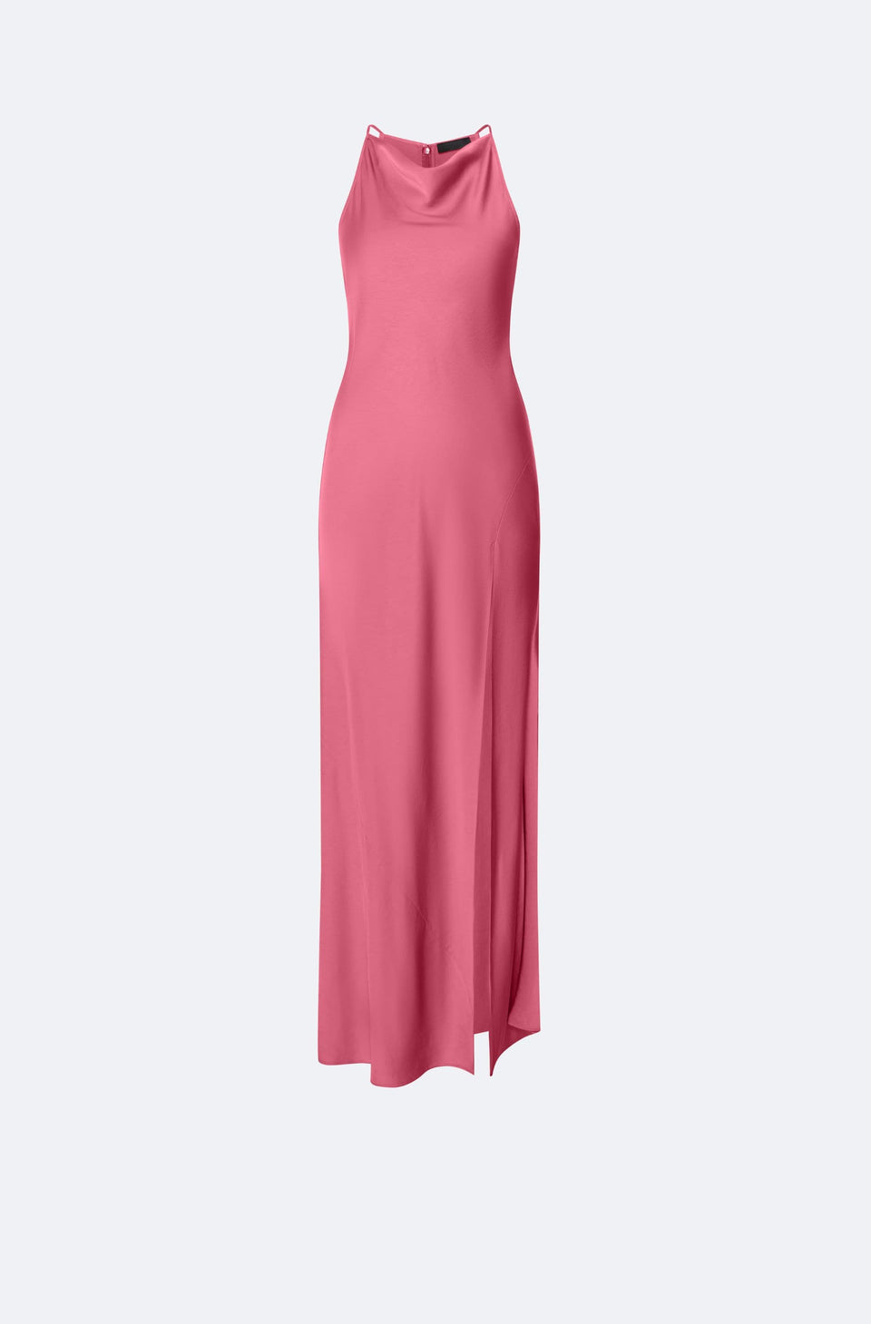 Lightweight Satin Halter Gown - LAPOINTE