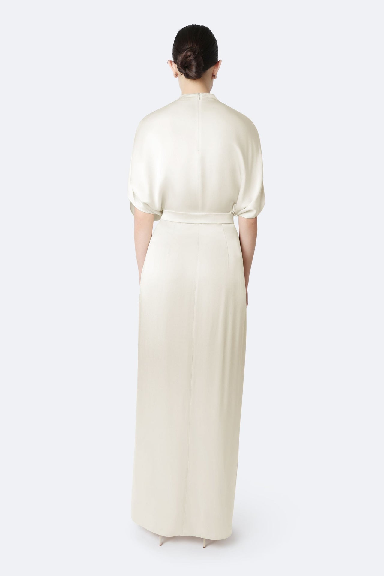 Satin Wrap Maxi Skirt - LAPOINTE