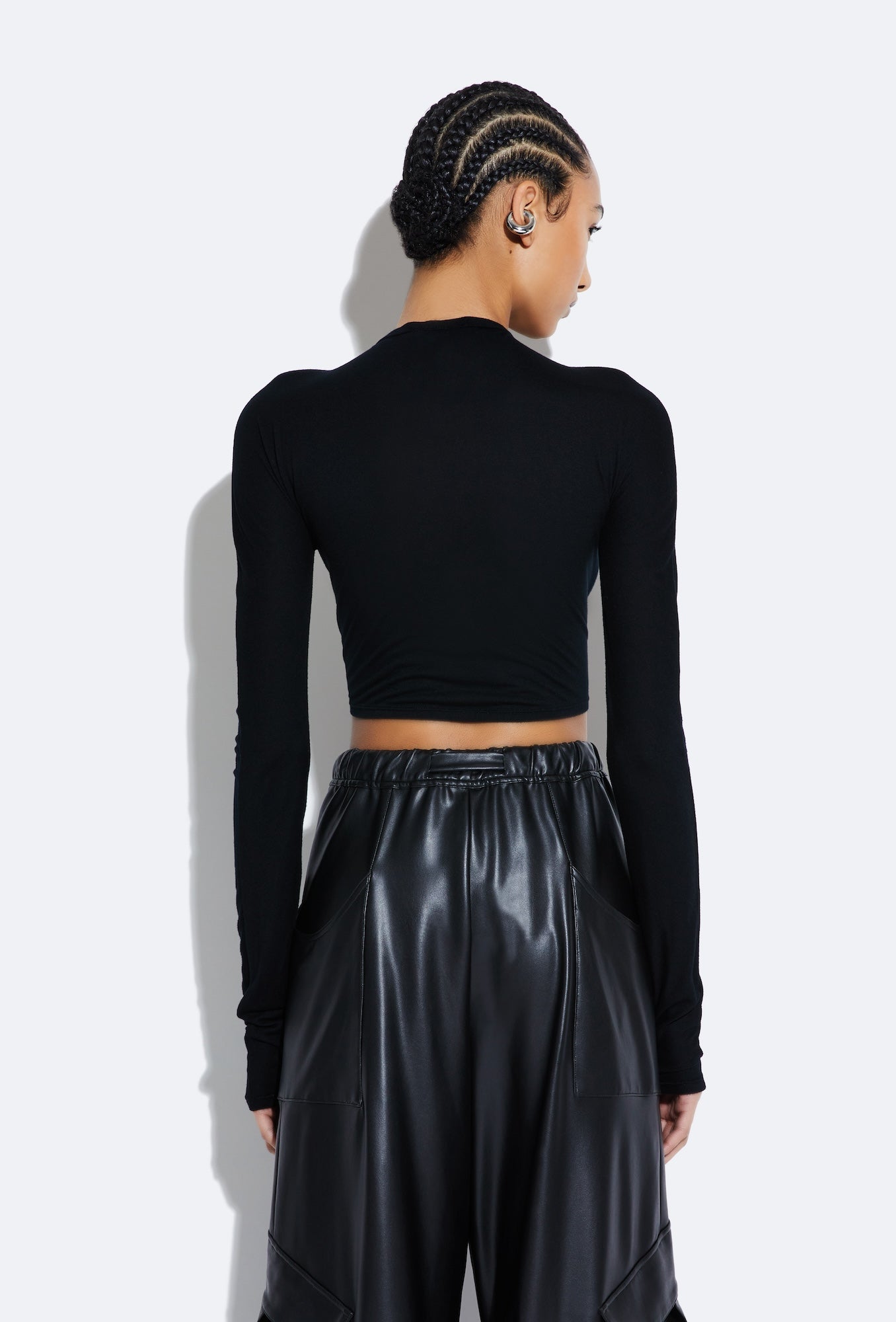 Modal Jersey Cropped Top - LAPOINTE