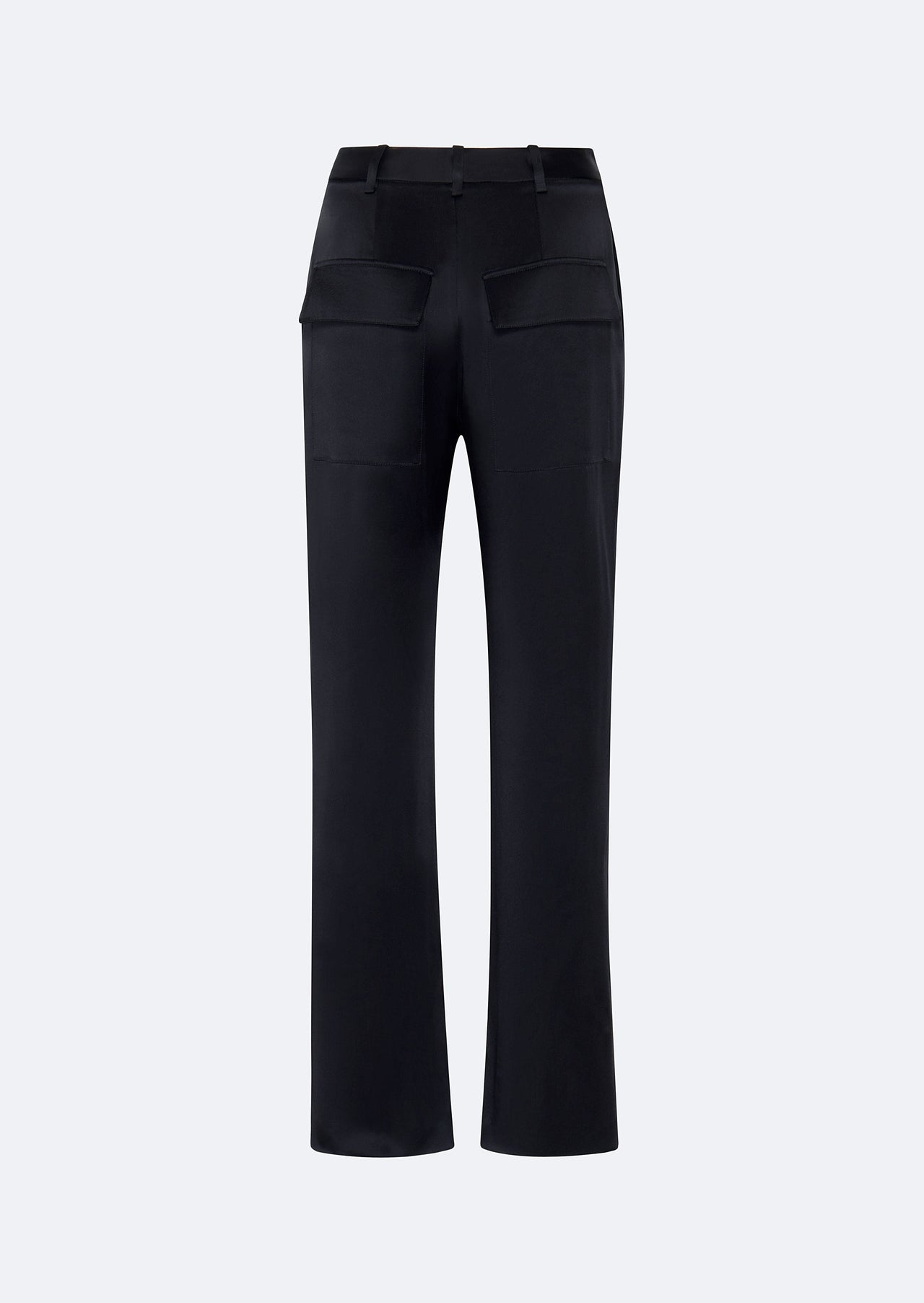 Satin Tapered Pleated Pant