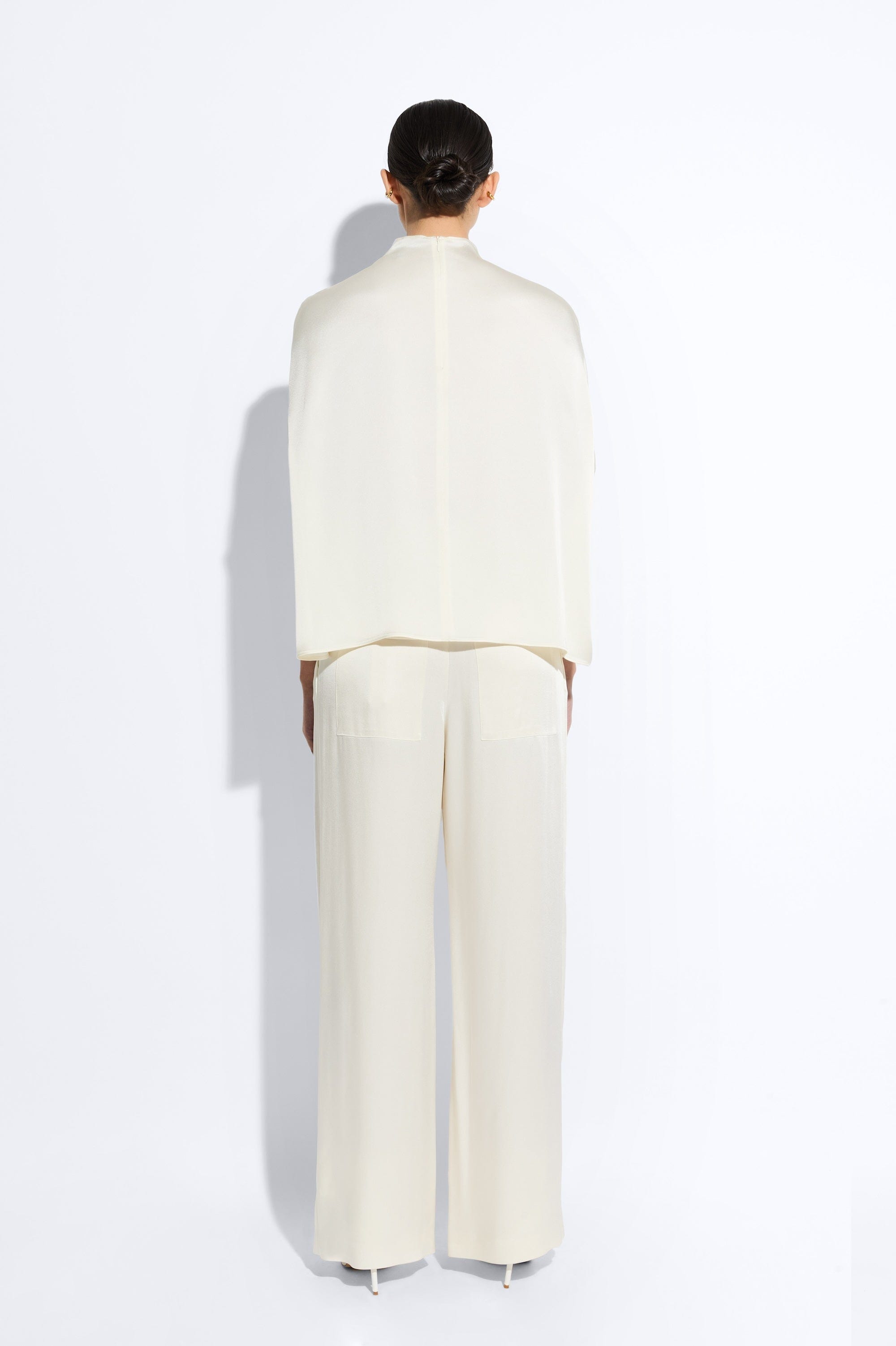 Satin Cape Tee - LAPOINTE