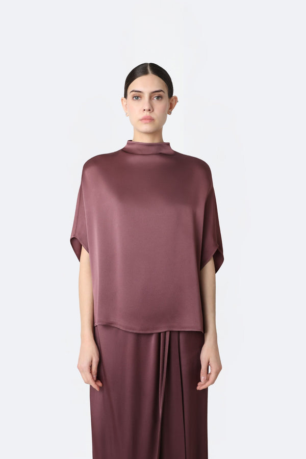 Satin Cape Tee