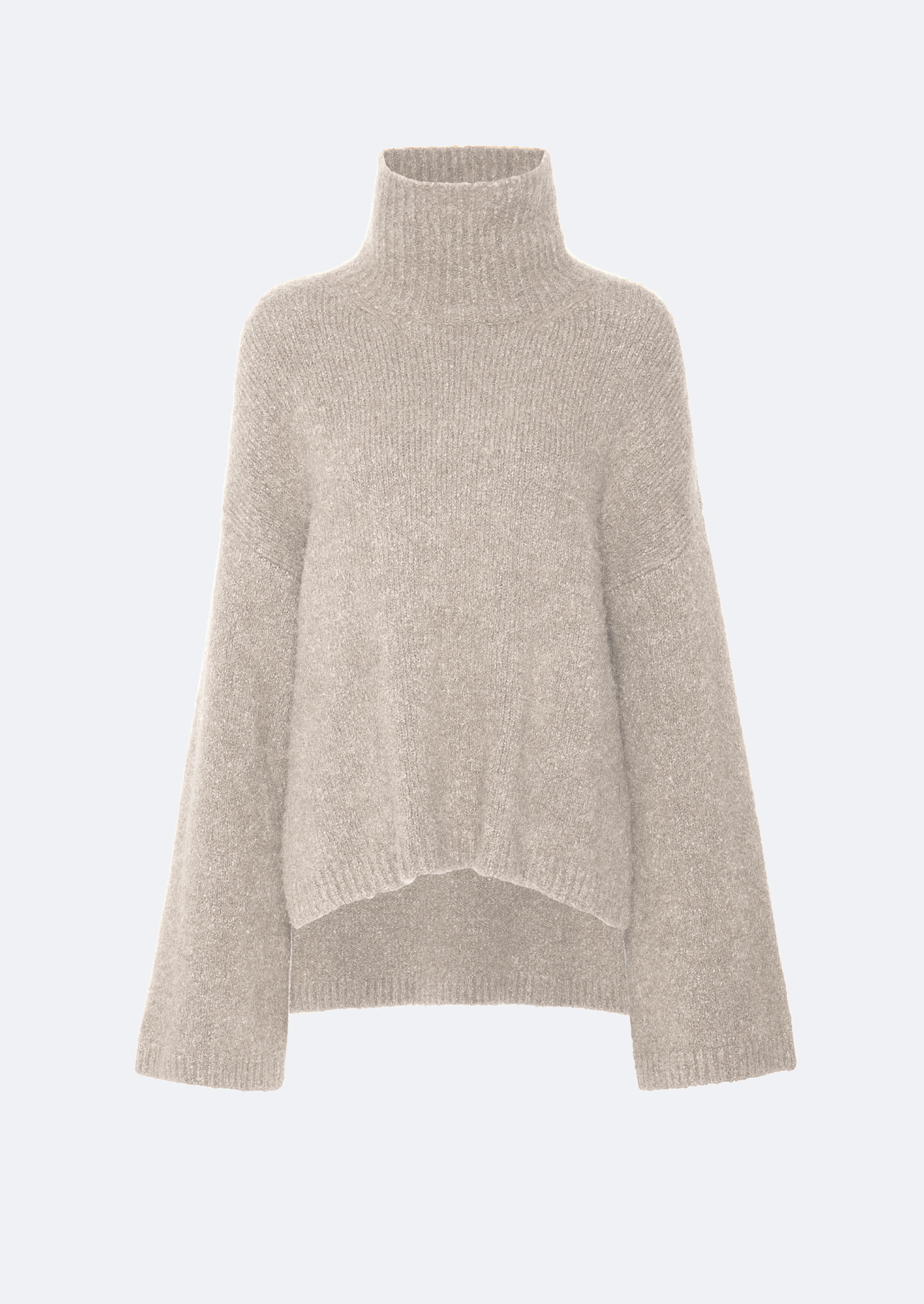 Alpaca Oversized Turtleneck Sweater