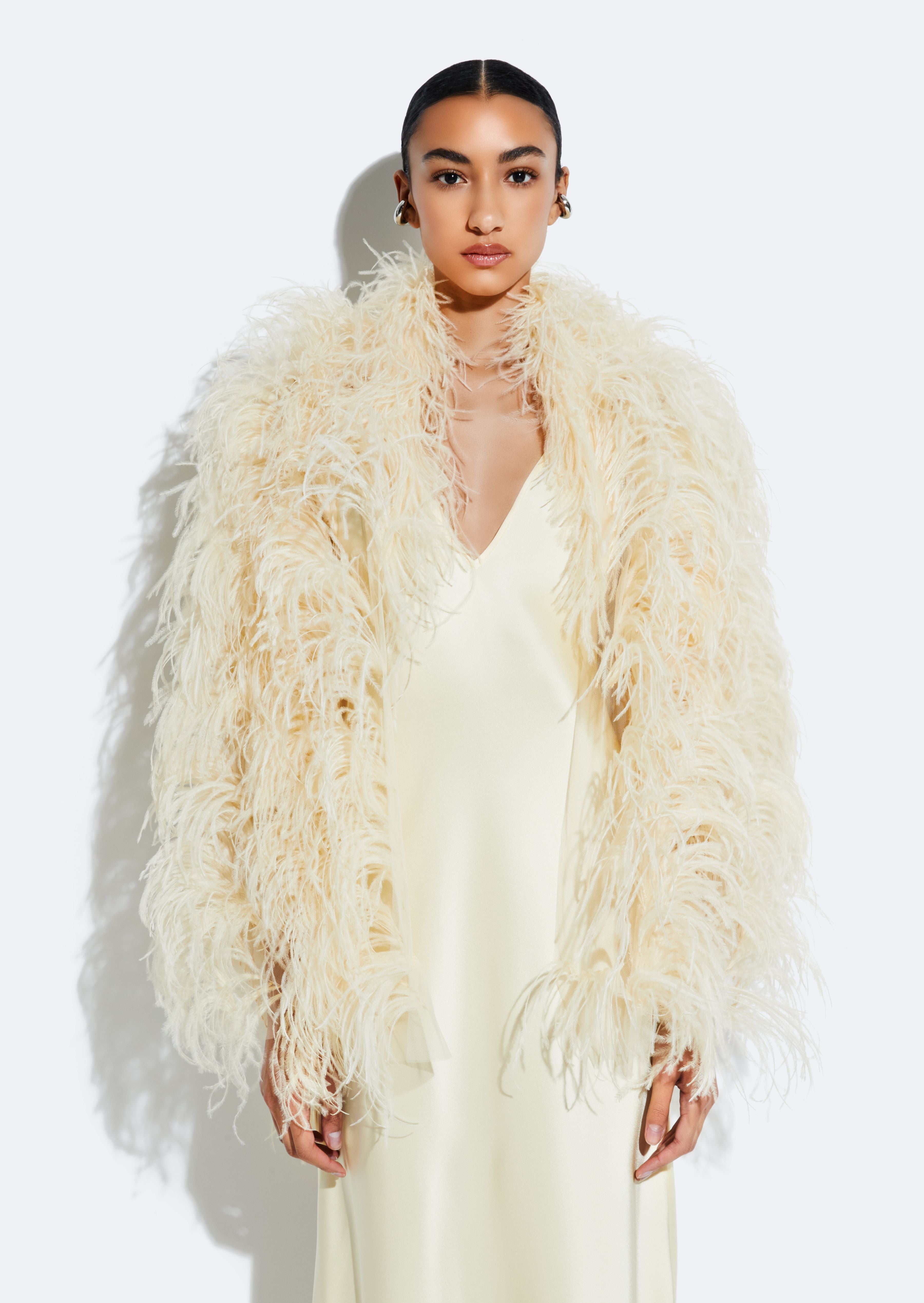 Marbled Feathers Jacket - LAPOINTE