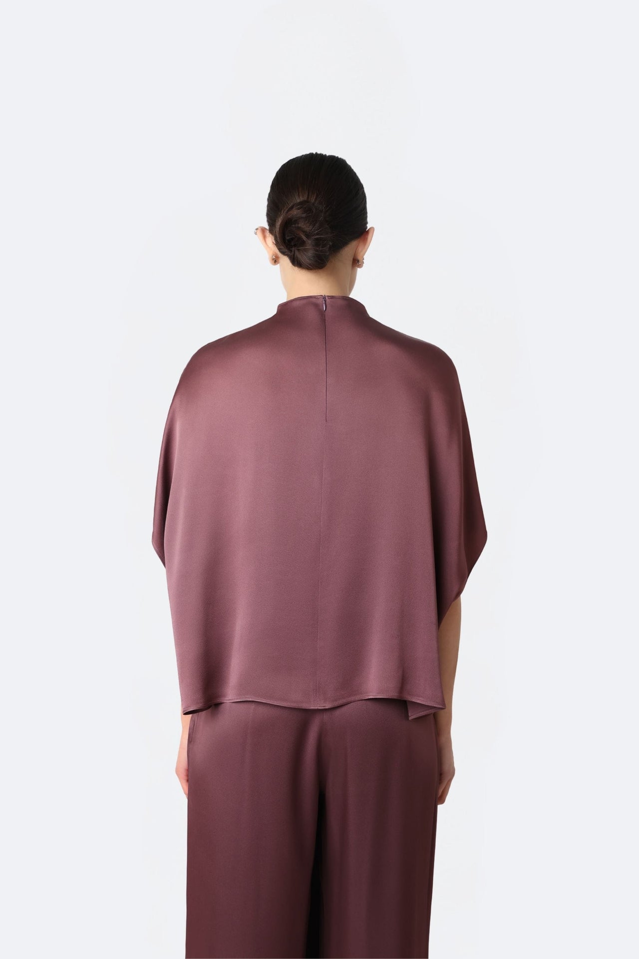 Satin Cape Tee