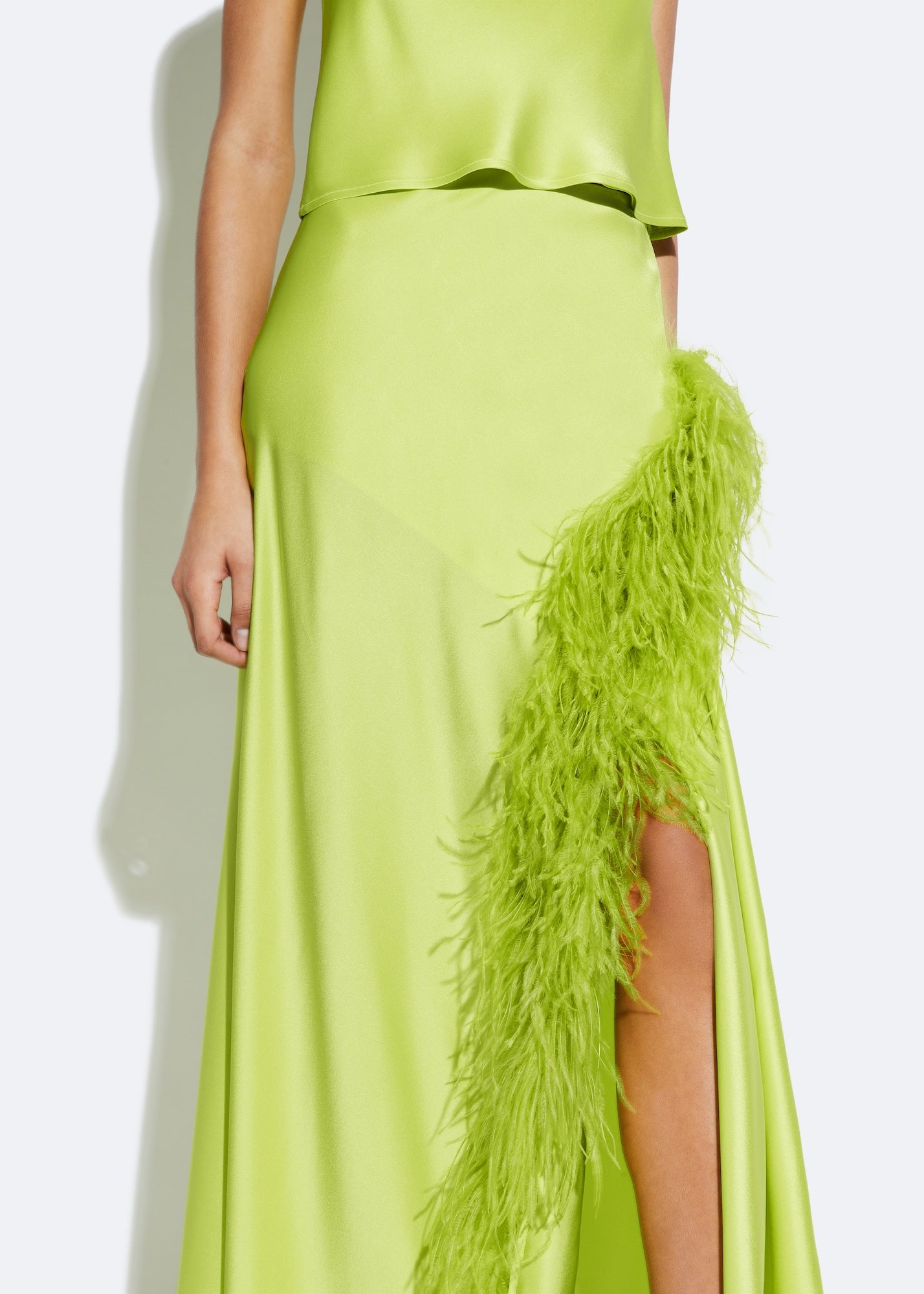 Feather Asymmetrical Skirt - LAPOINTE