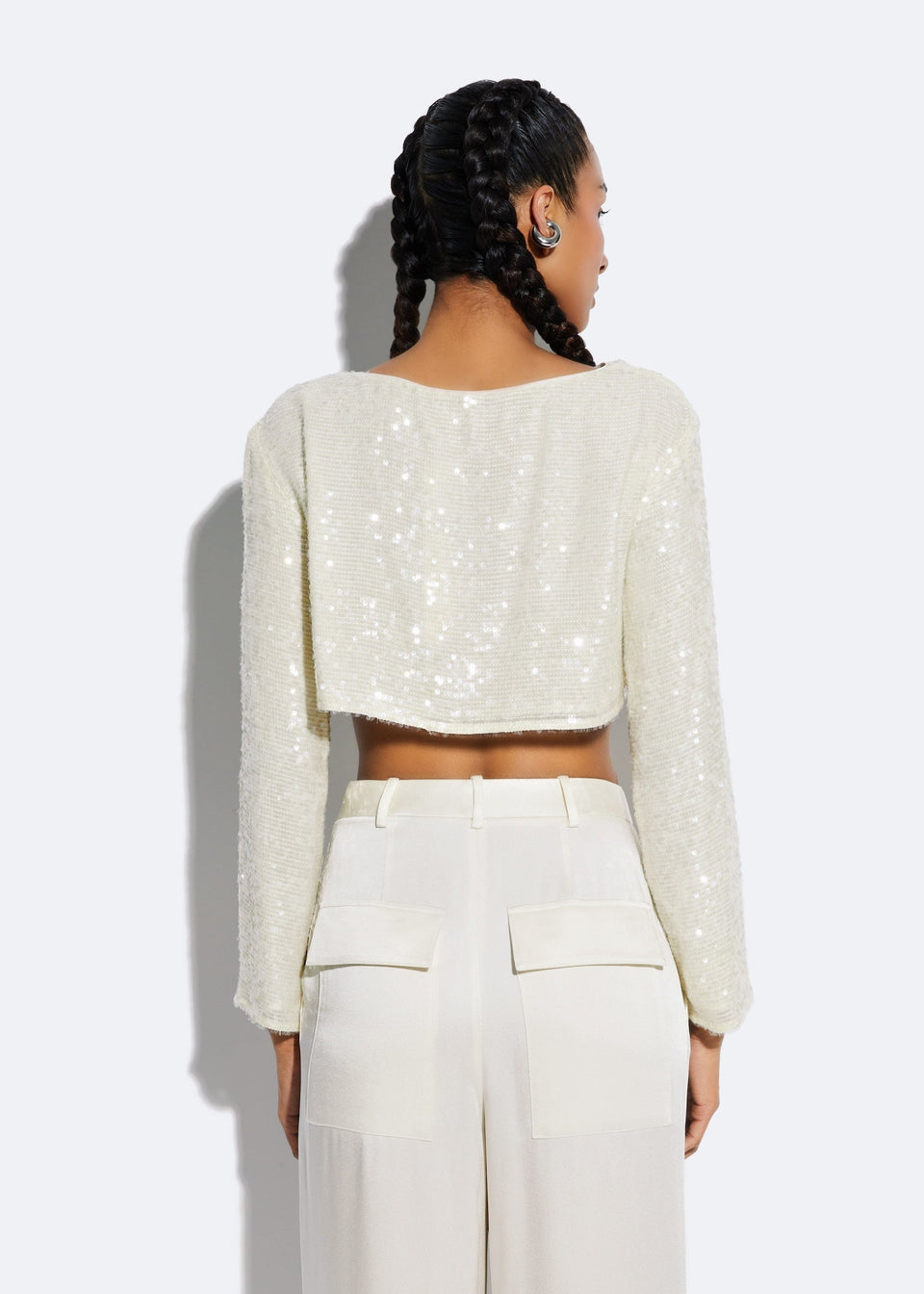 Sequin Cropped Top - LAPOINTE