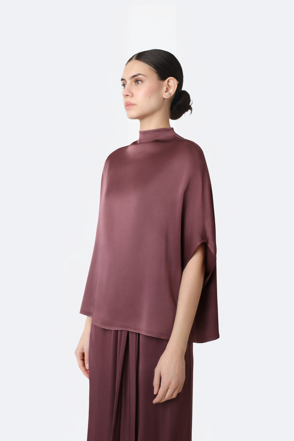 Satin Cape Tee