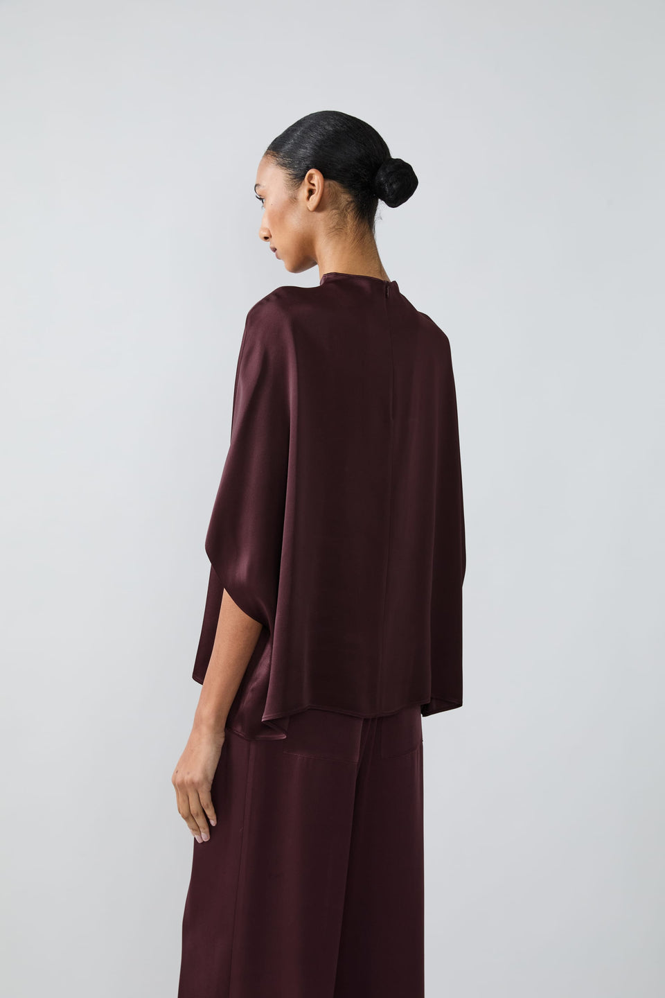 Satin Cape Tee - LAPOINTE