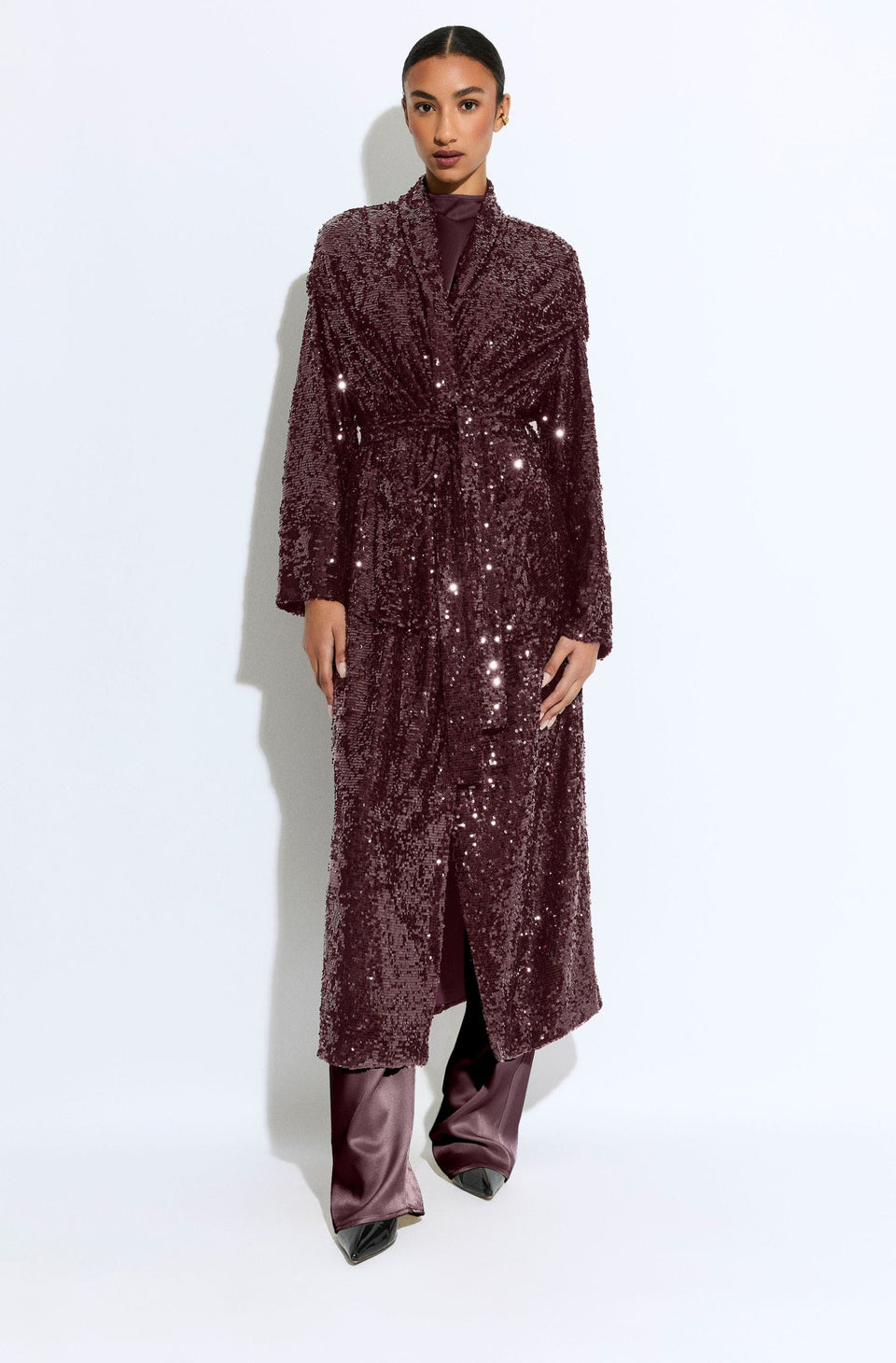 Sequin Duster Coat