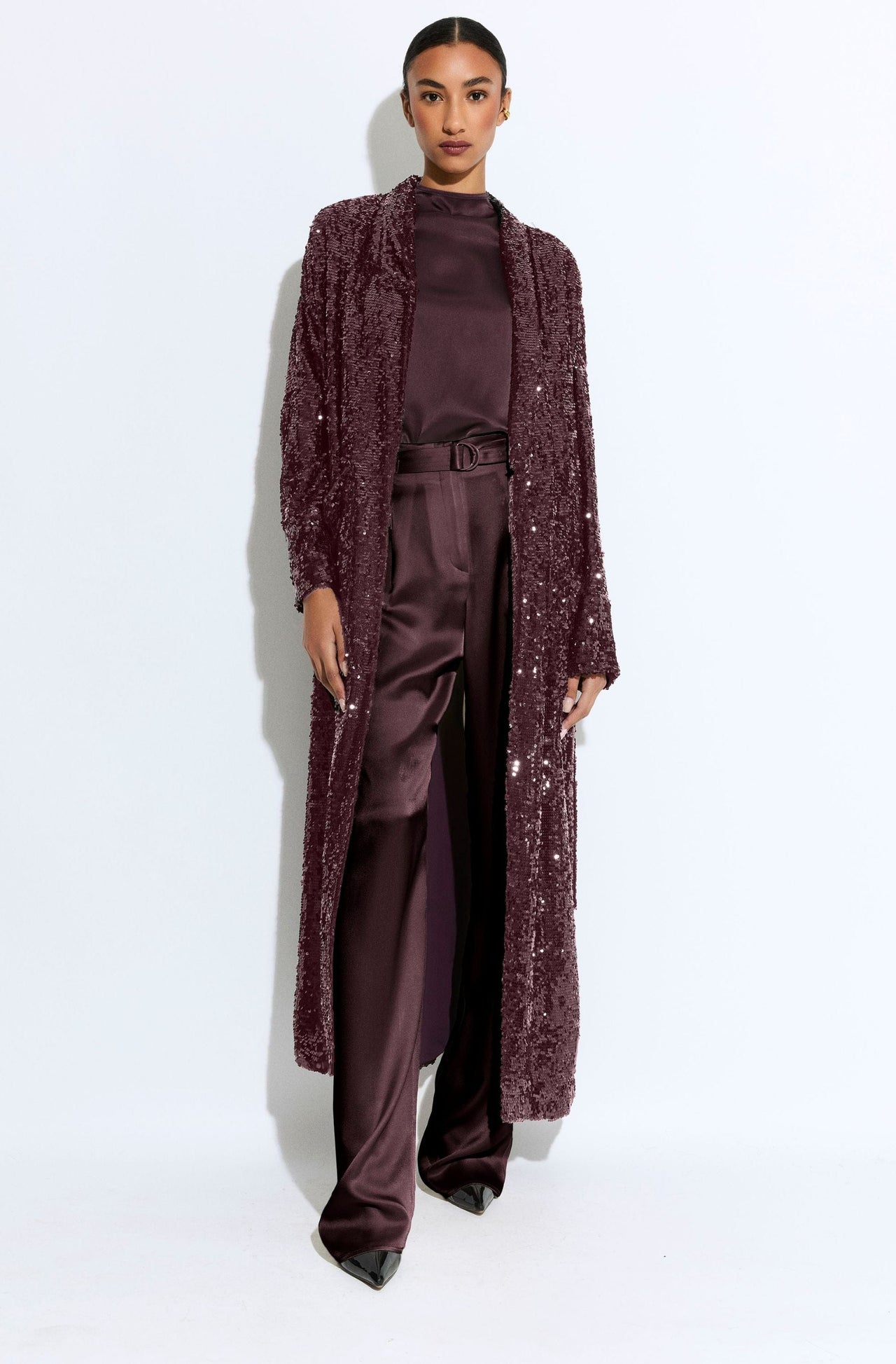 Sequin Duster Coat